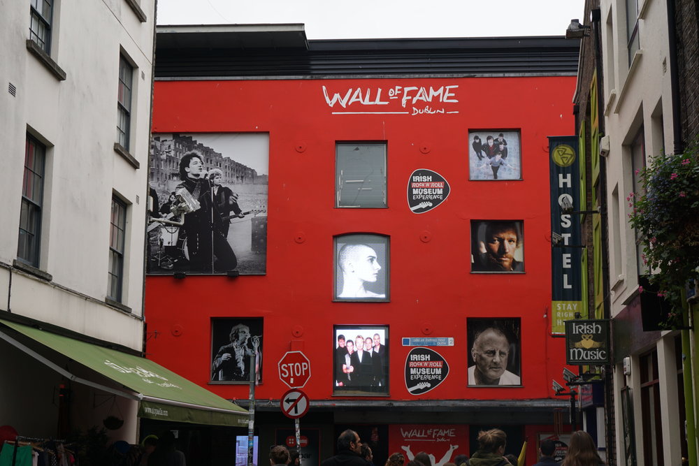 Dublin Rock 'N Roll Wall of Fame