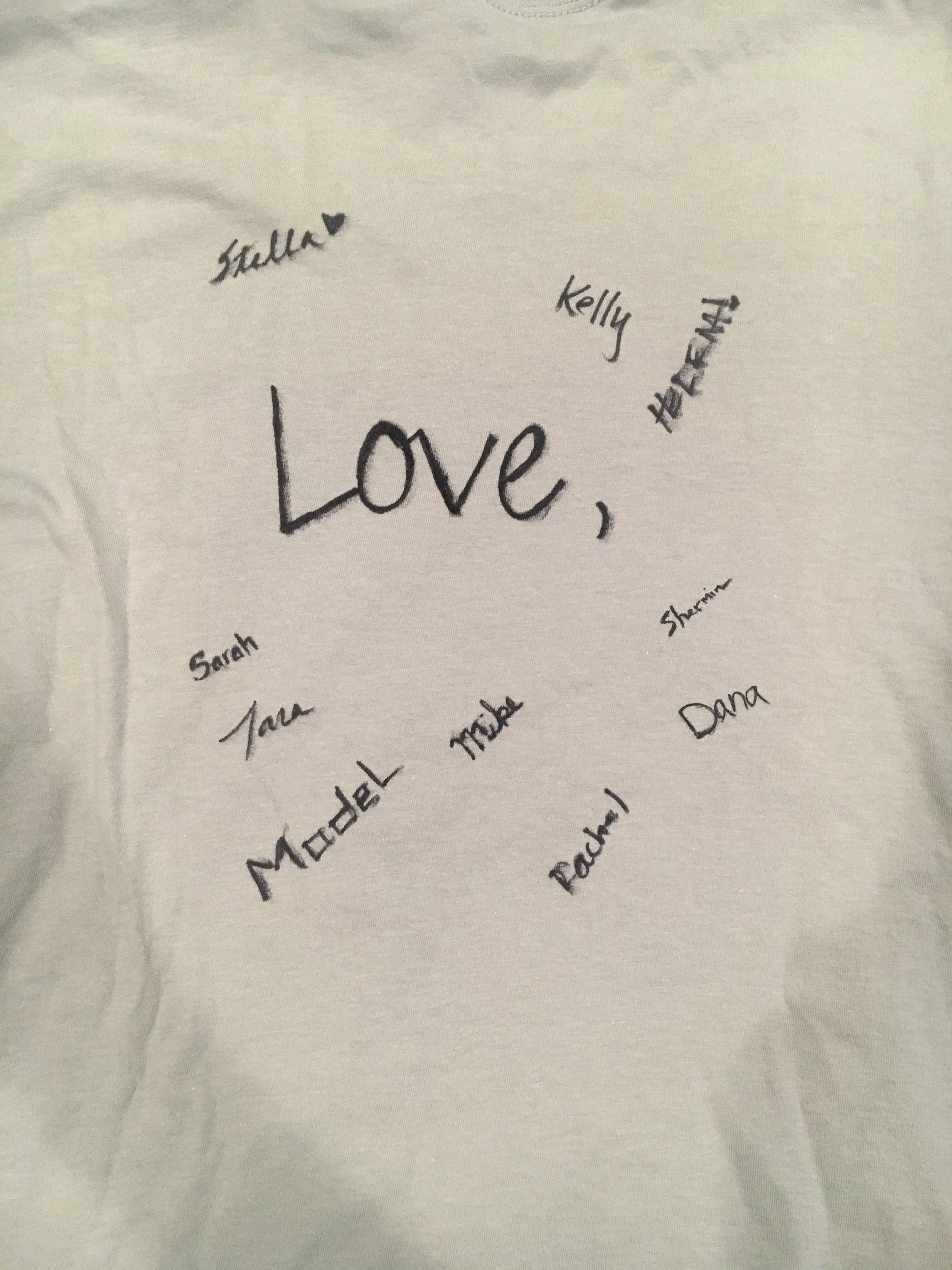 They signed the back! <3