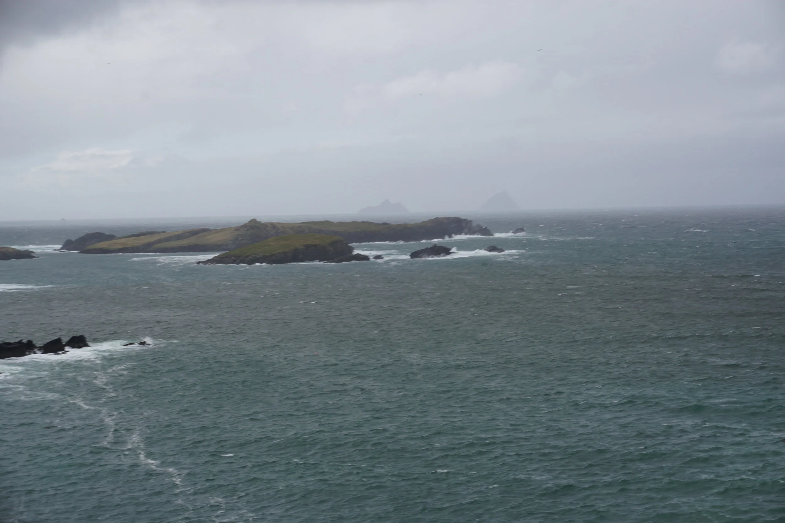Skellig Michael in the distance