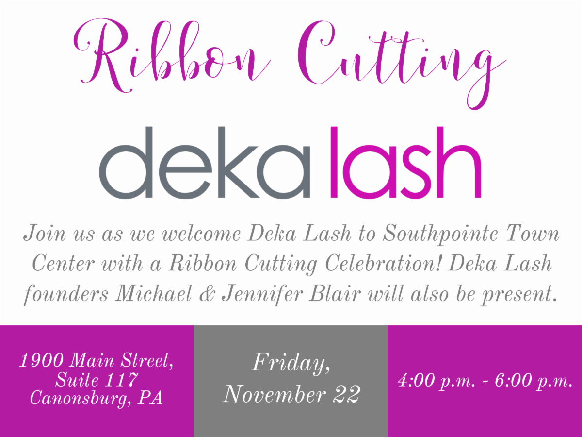 deka lash Ribbon Cutting