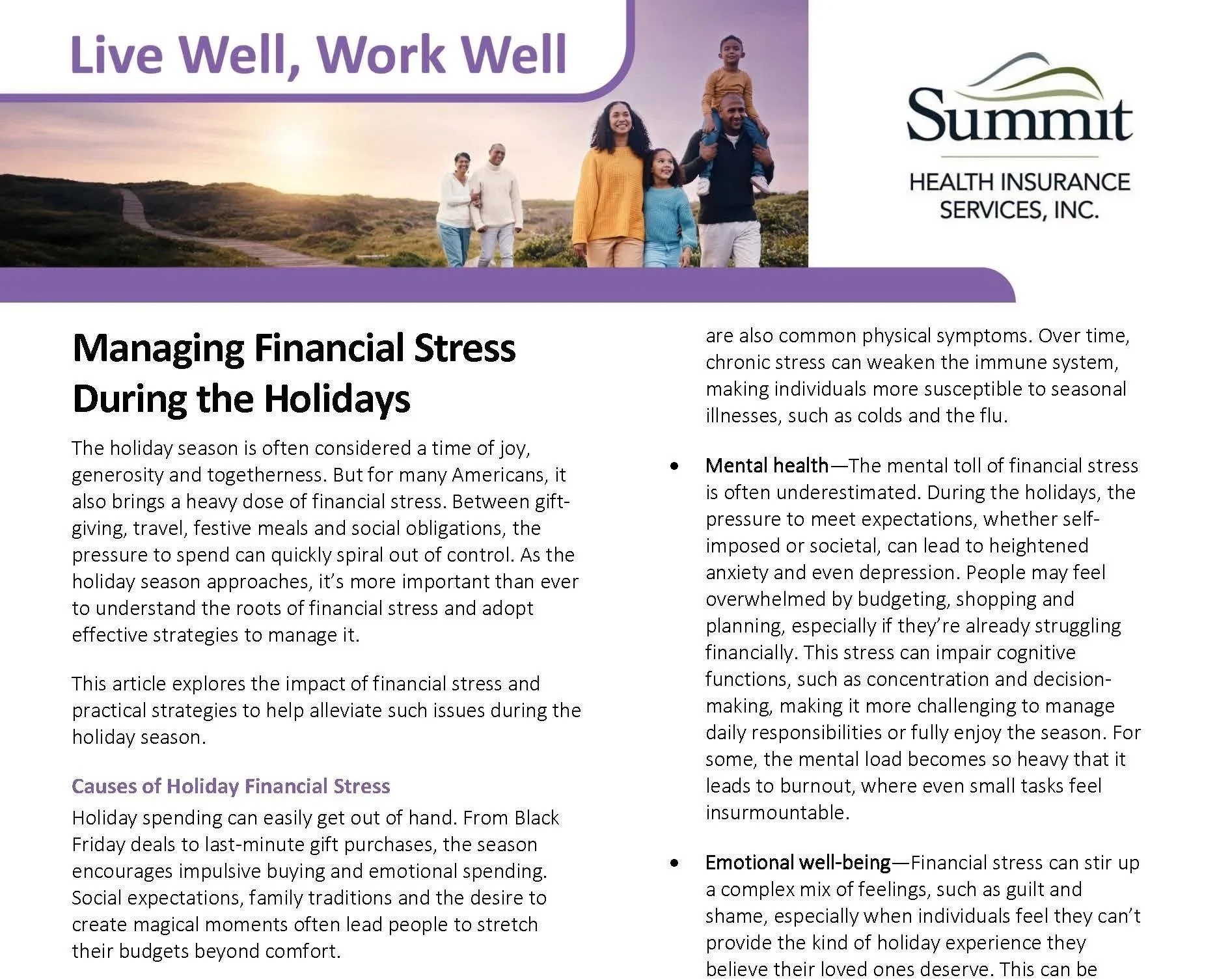 Managing Financial Stress During the Holidays