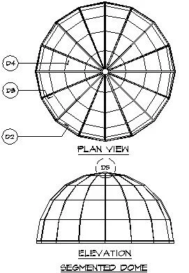 Segmented Dome Skylights | Residential & Commercial — Inter-Sky Skylights