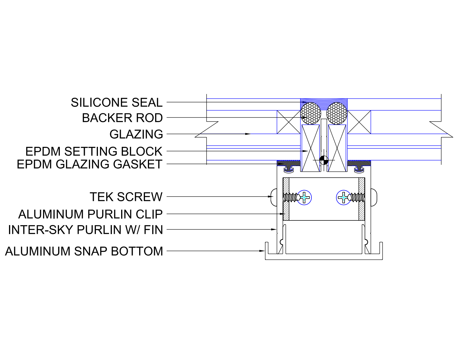 D4: Purlin, Flush Glazed Model