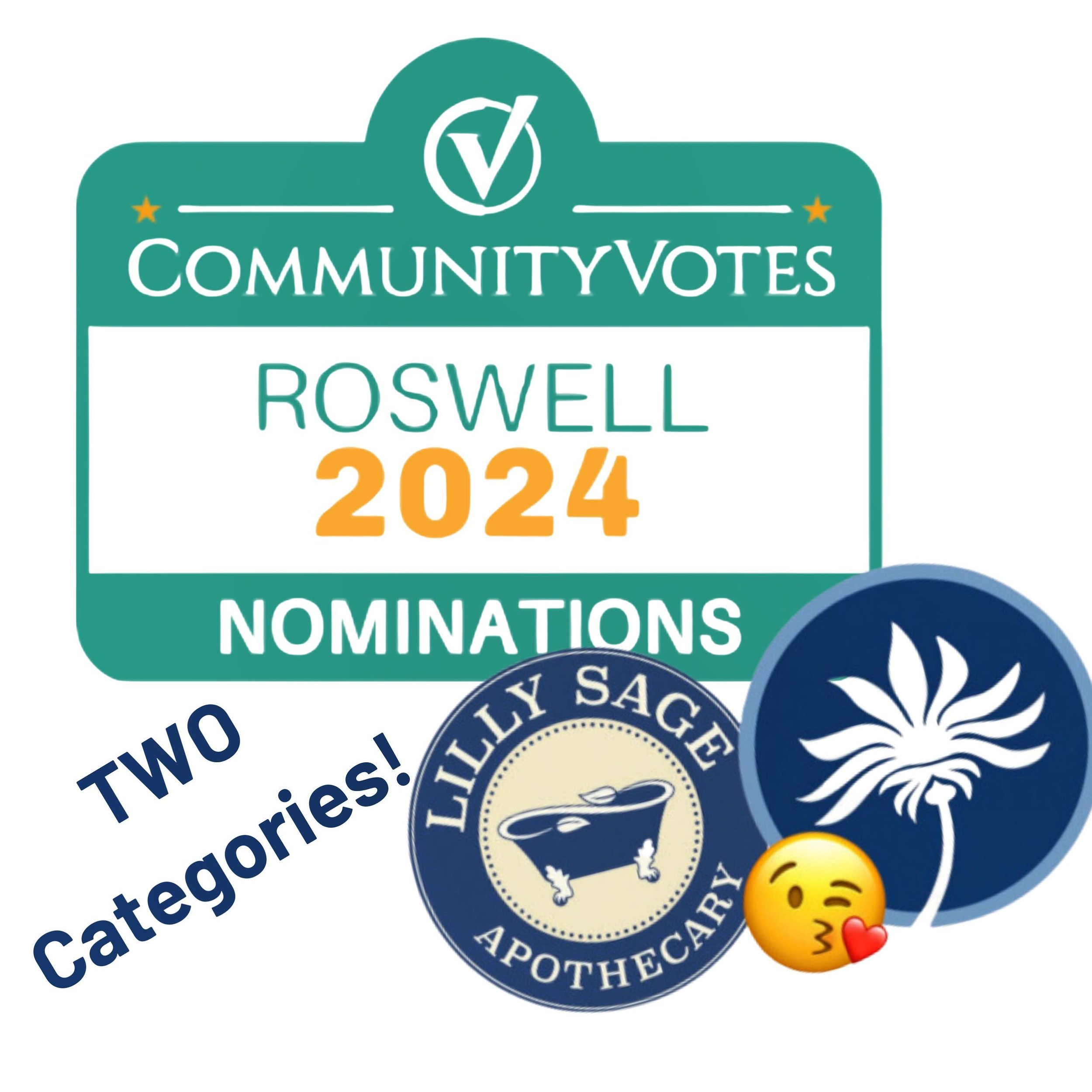 👏🥰🗳️ THANK YOU for the nominations and now it&rsquo;s TIME TO VOTE! ⏰ Take a minute and check out the 2 links in our profile. We&rsquo;ve been nominated under RETAIL for both GIFTS and WELLNESS (cosmetics and perfumes). We appreciate your support!