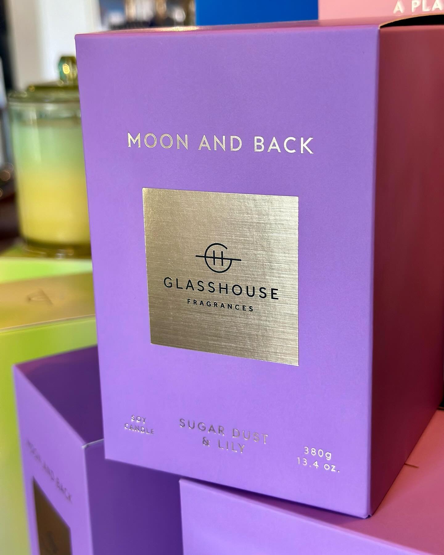 Show Mom that you love her to the moon and back!✨

We have the perfect combo for Mother&rsquo;s Day:

The &ldquo;Moon and Back&rdquo; candle by Glass House will fill her home with a luxurious scent that evokes warmth, comfort and love.
 
Unique cards