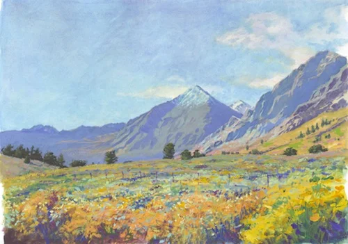 Across the Field to Mt. Tom