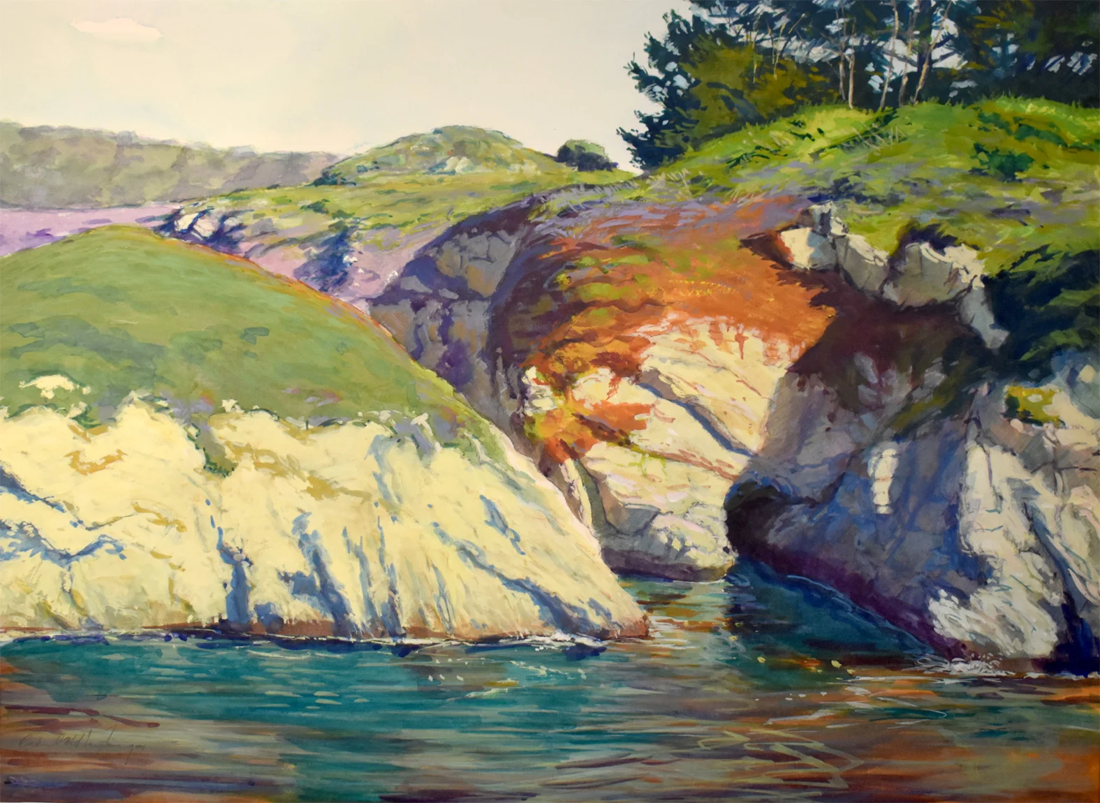 The Cliffs and Sea of Point Lobos