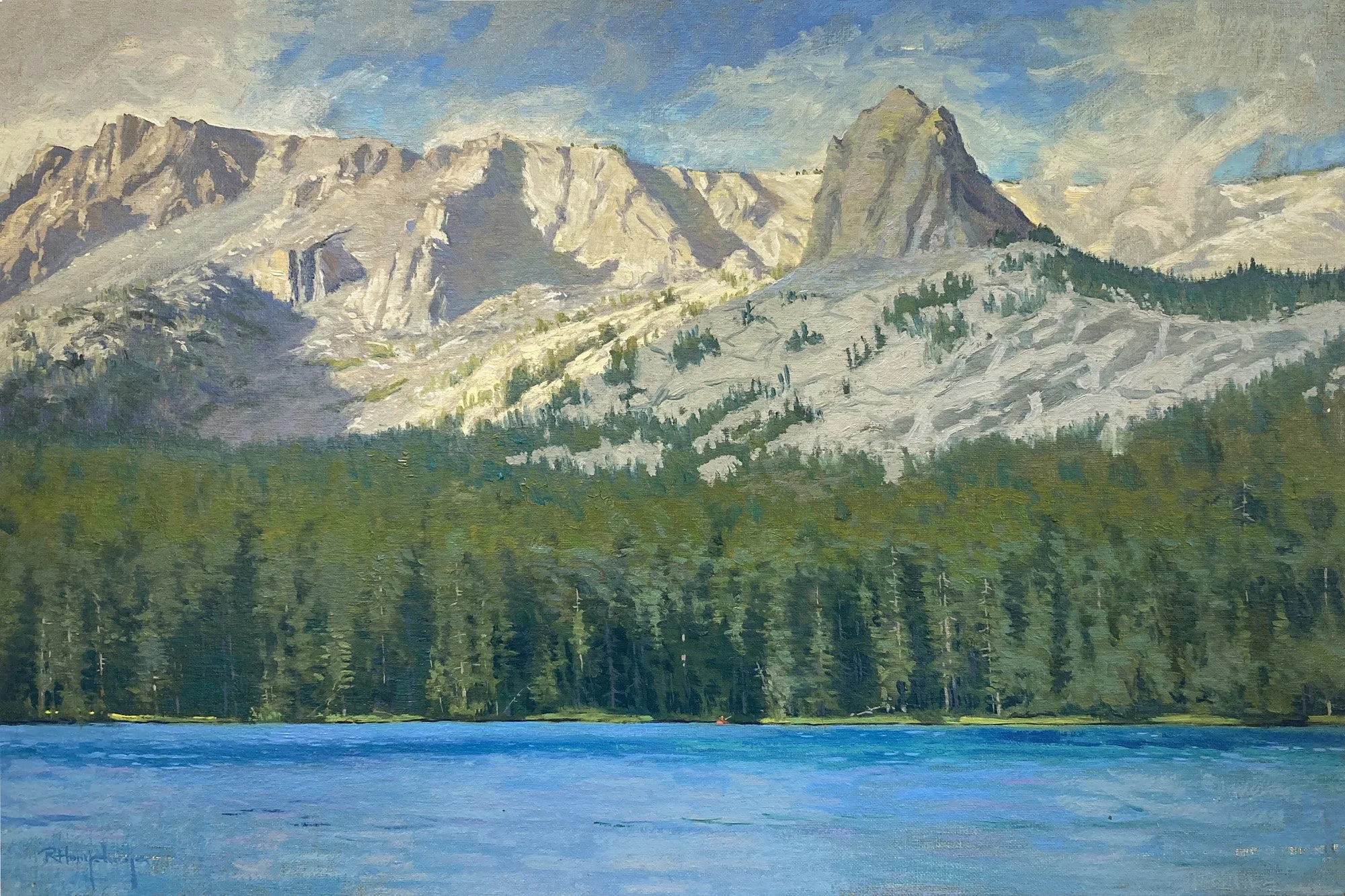 Crystal Crag From Lake George