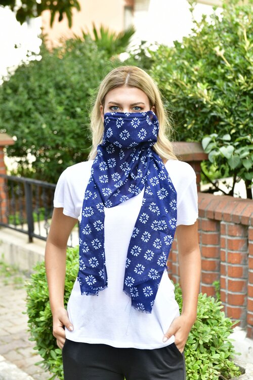 monogram keffiyeh stole