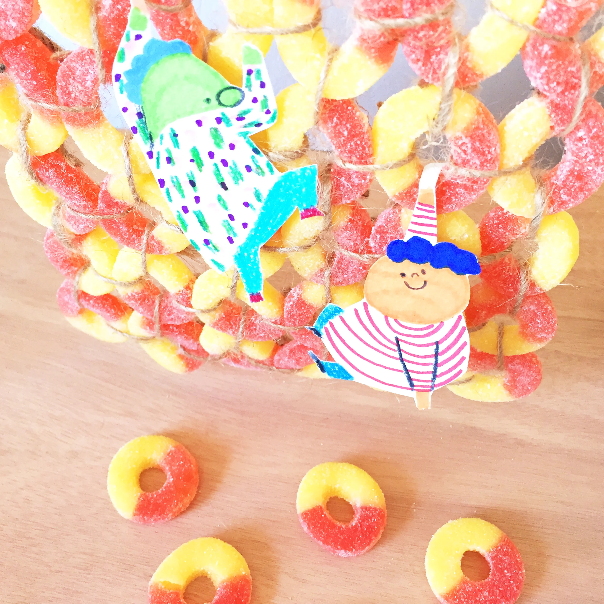 Gummy Peaches climbing