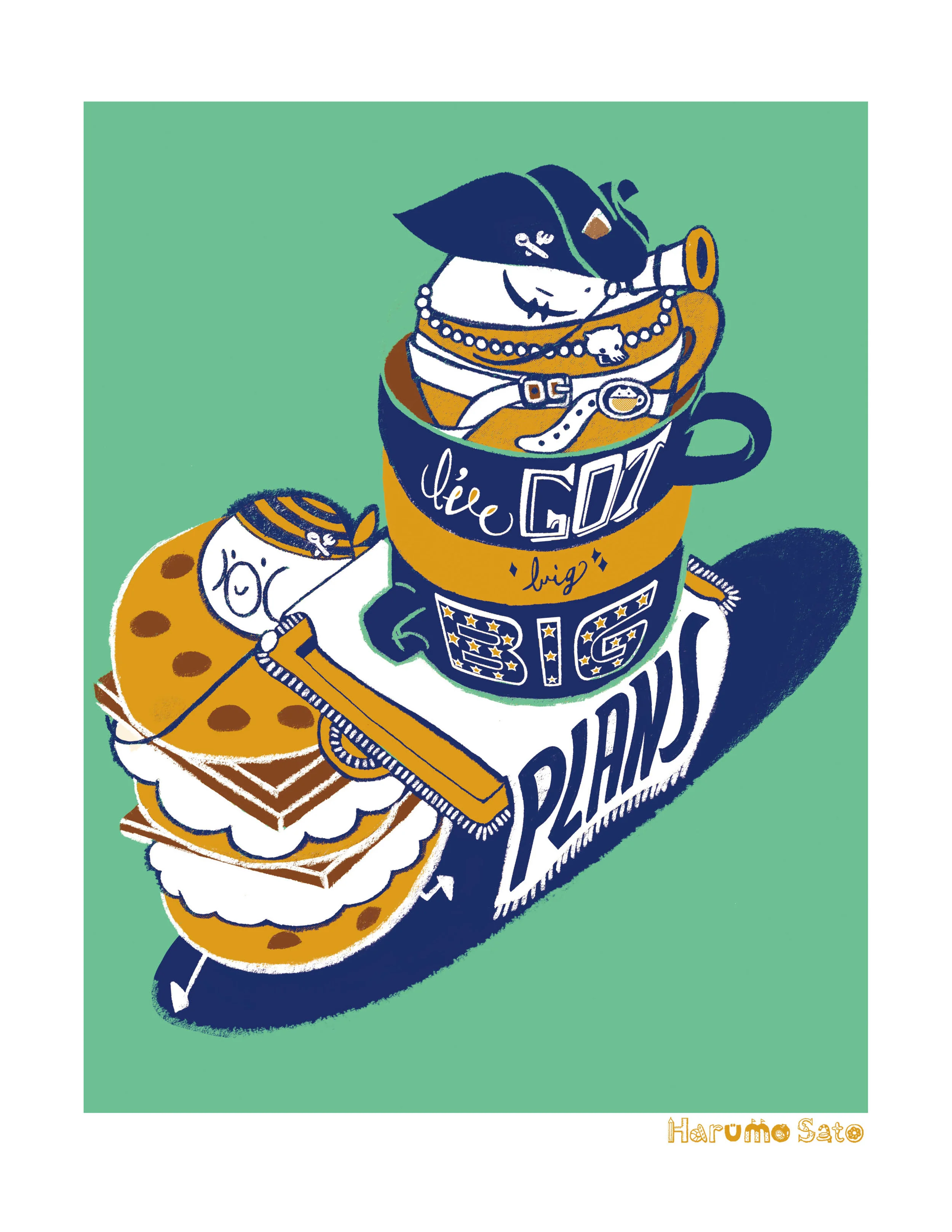 I've got big big plans poster