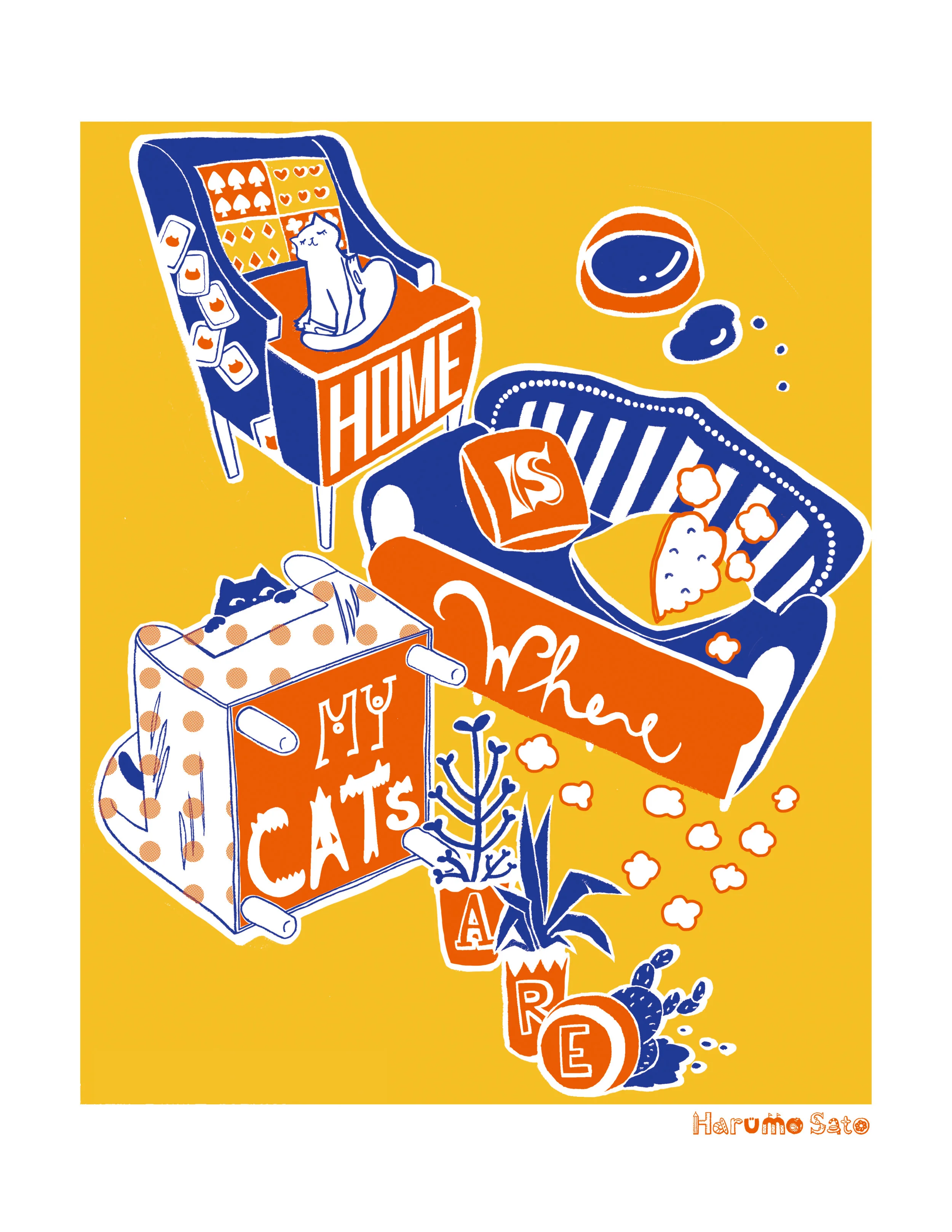 Home Is Where My Cats Are Poster
