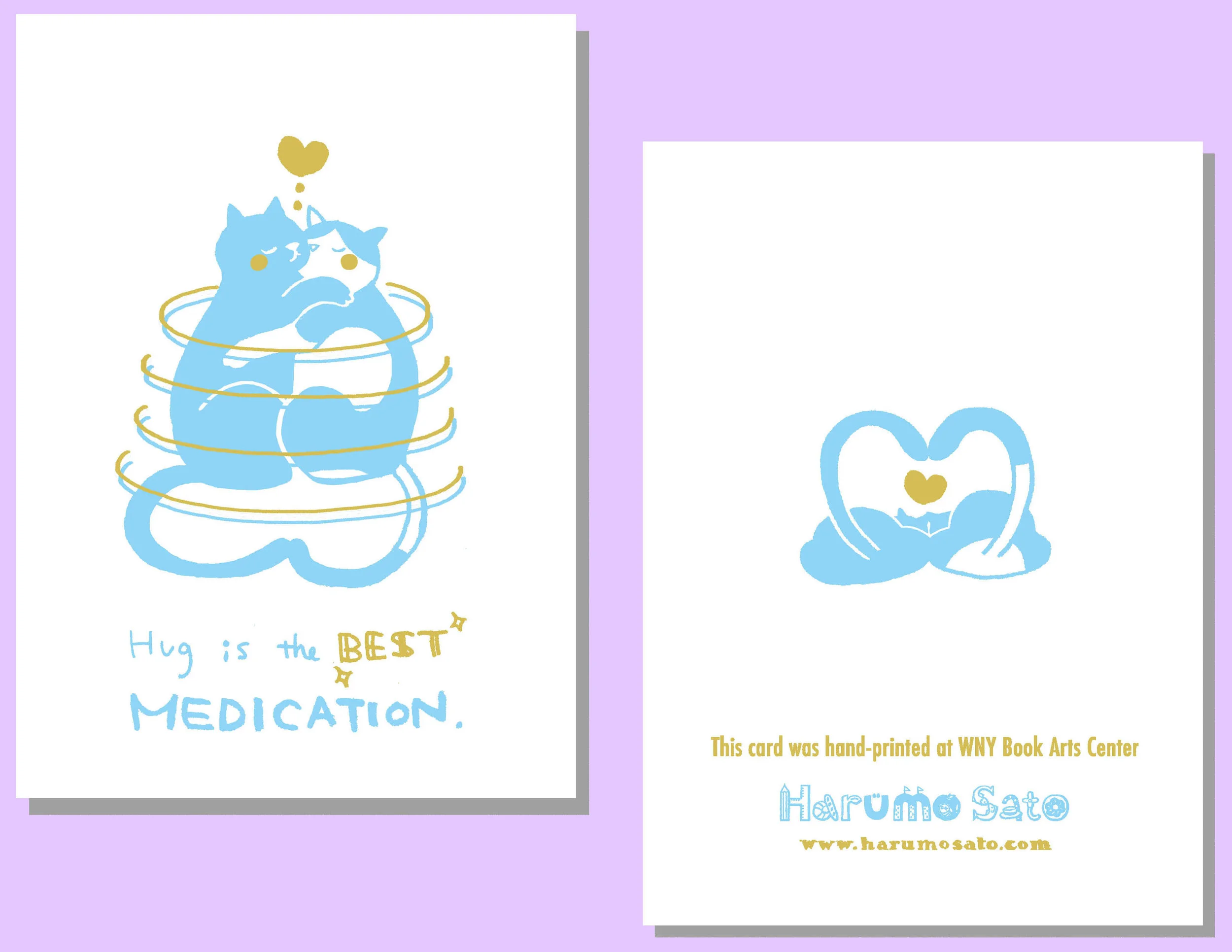 Hug is the Best Medication Card