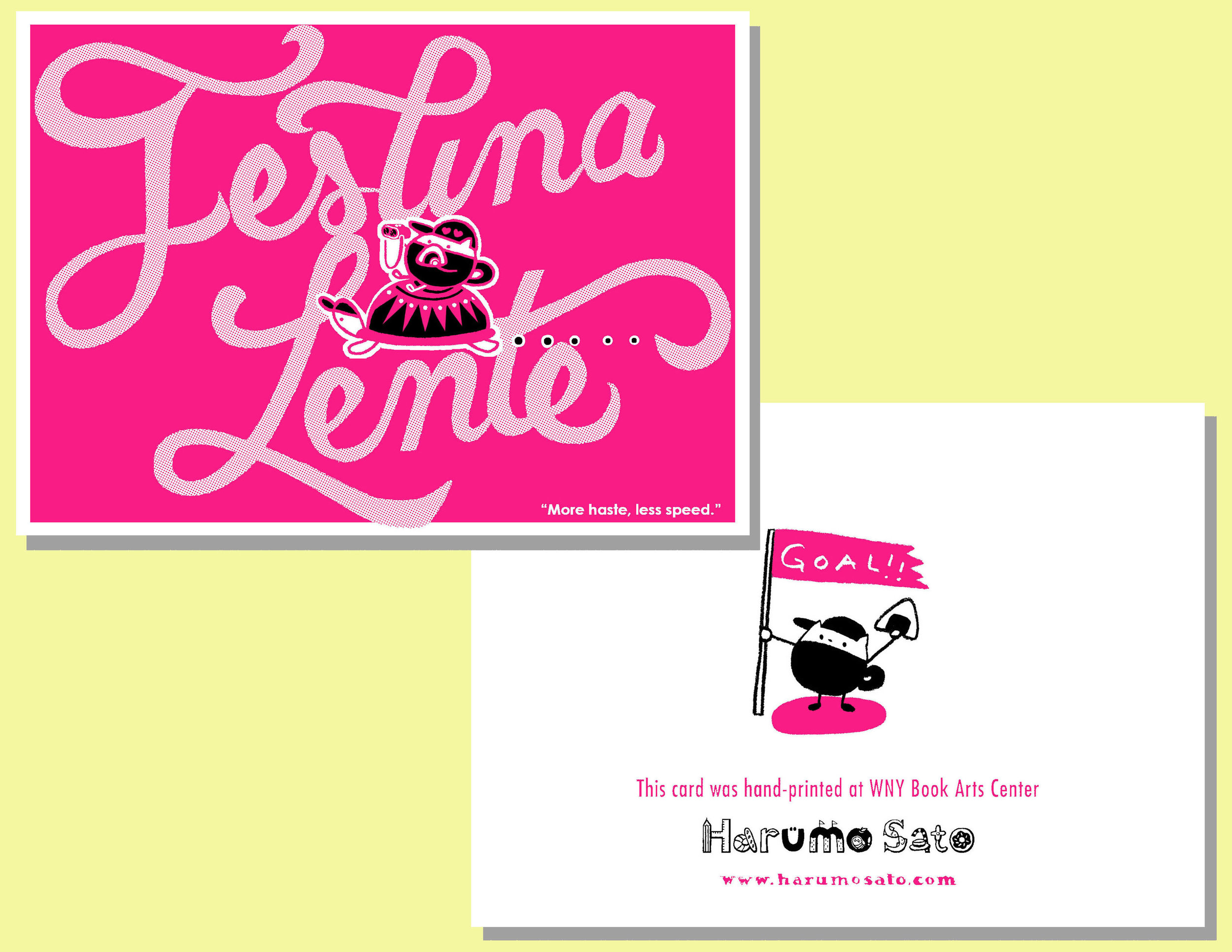 Festina Lente Cards