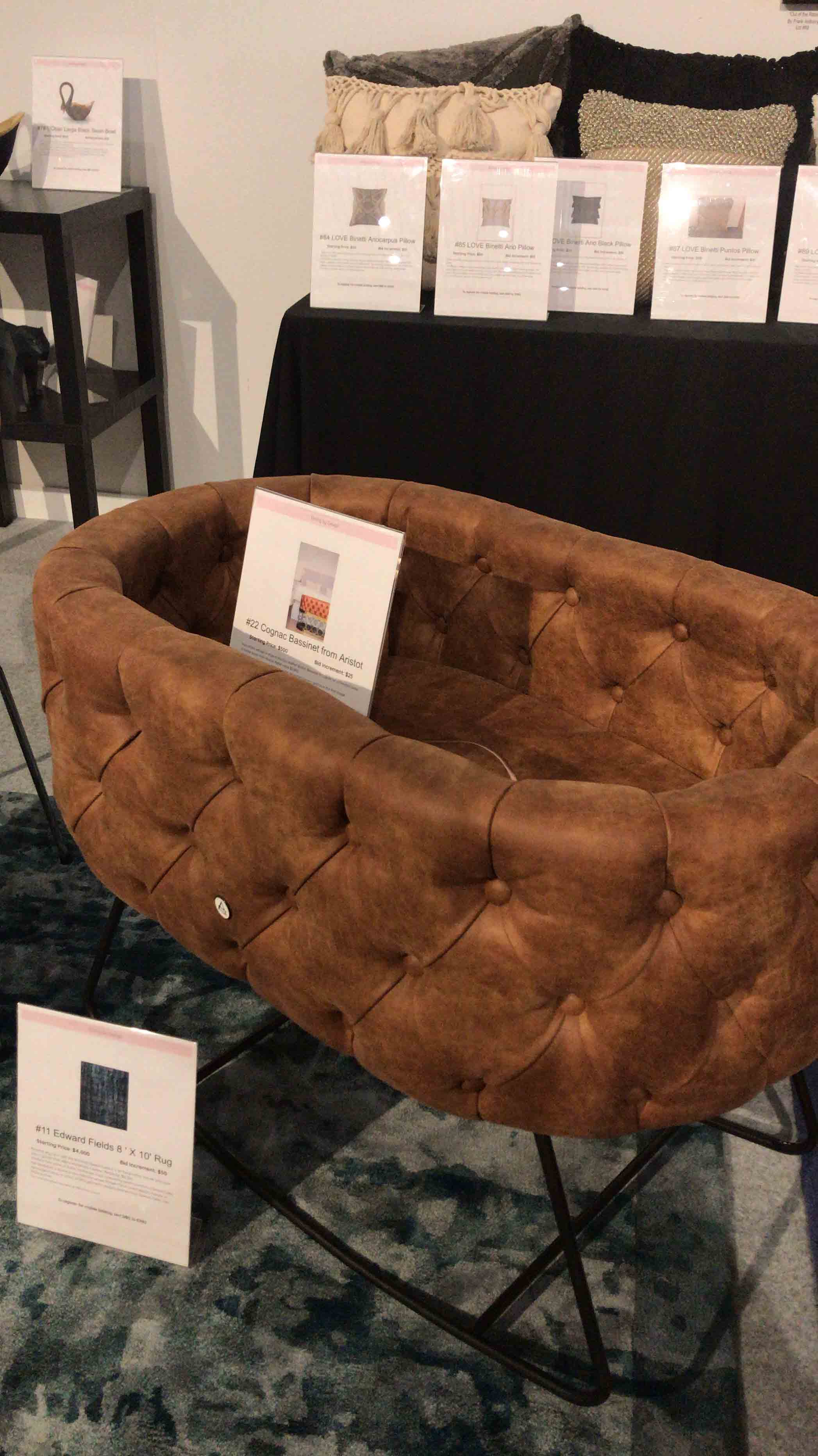 COGNAC BASSINET FROM ARISTOT WAS UP FOR AUCTION AT THE BDB