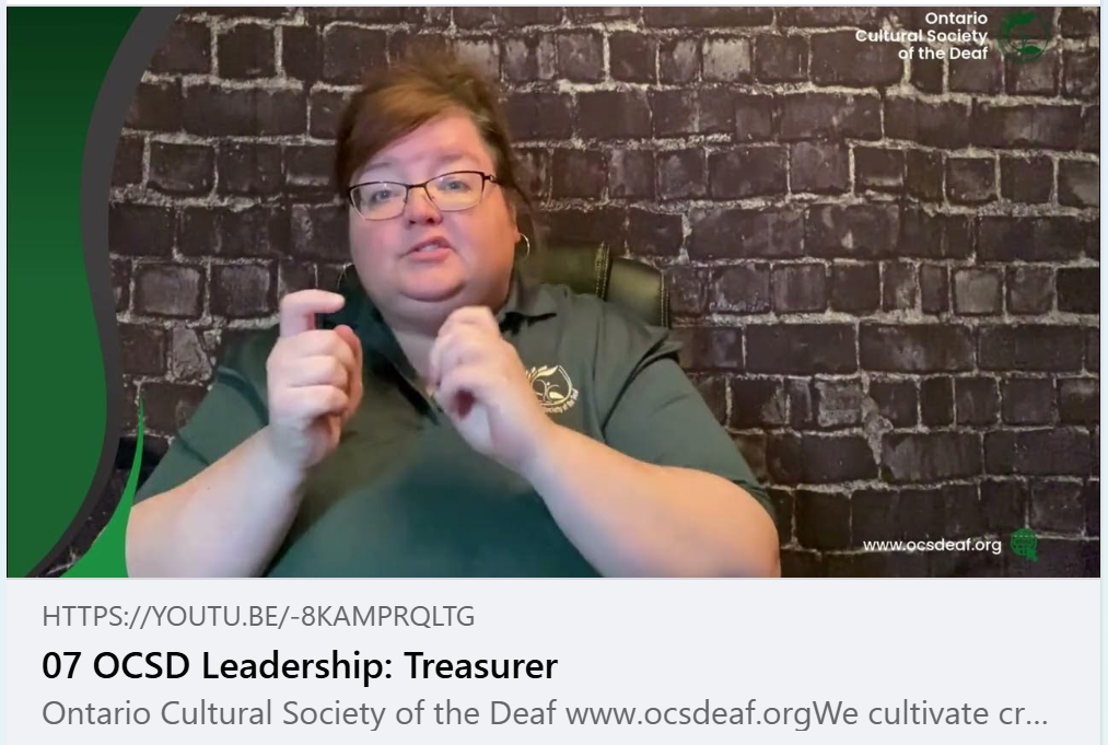 OCSD Leadership: Treasurer