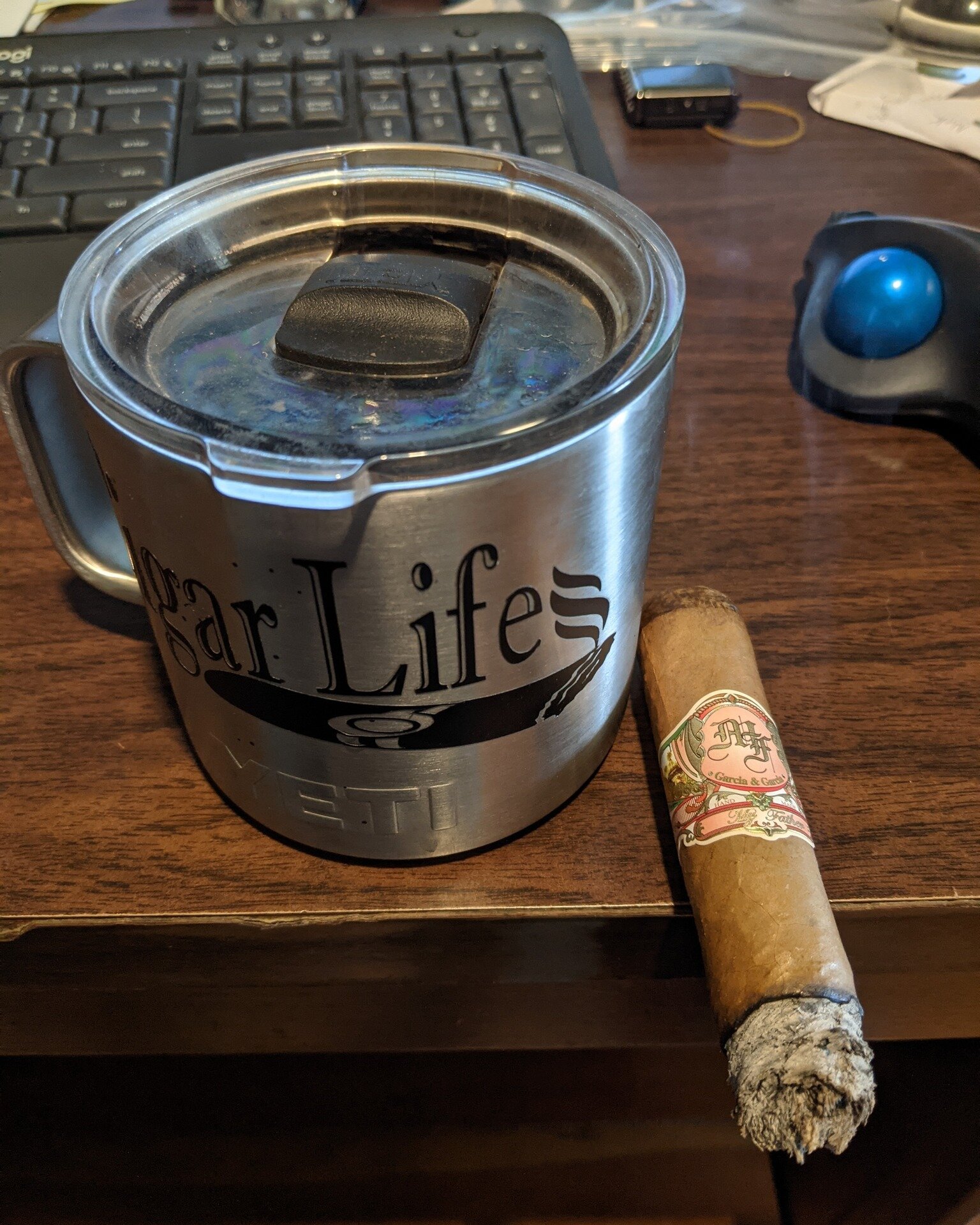 More of a stronger cigar type of smoker?  Try a My Father Connecticut with a morning cup of coffee.  You won't be disapointed!
@myfathercigars #morningsmoke #aclnc #cigarporn #cigarsandcoffee #apexnc #morethanjustacigarlounge