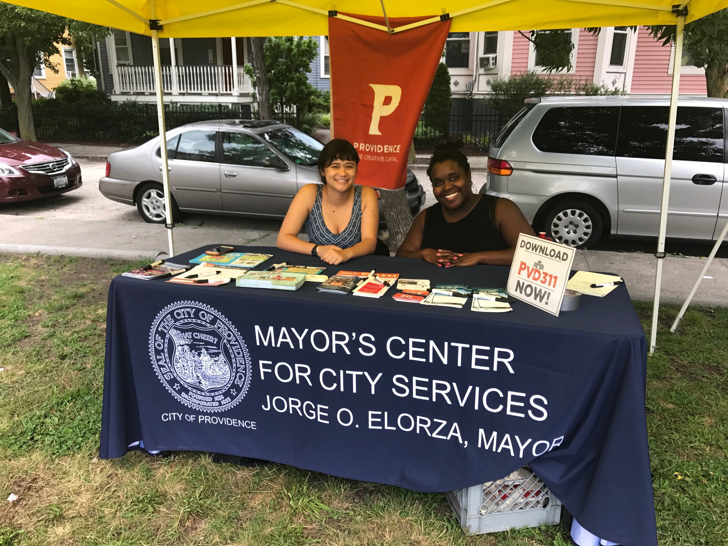 part of my work included direct constituent outreach at local events, such as the Sankofa Farmer's Market