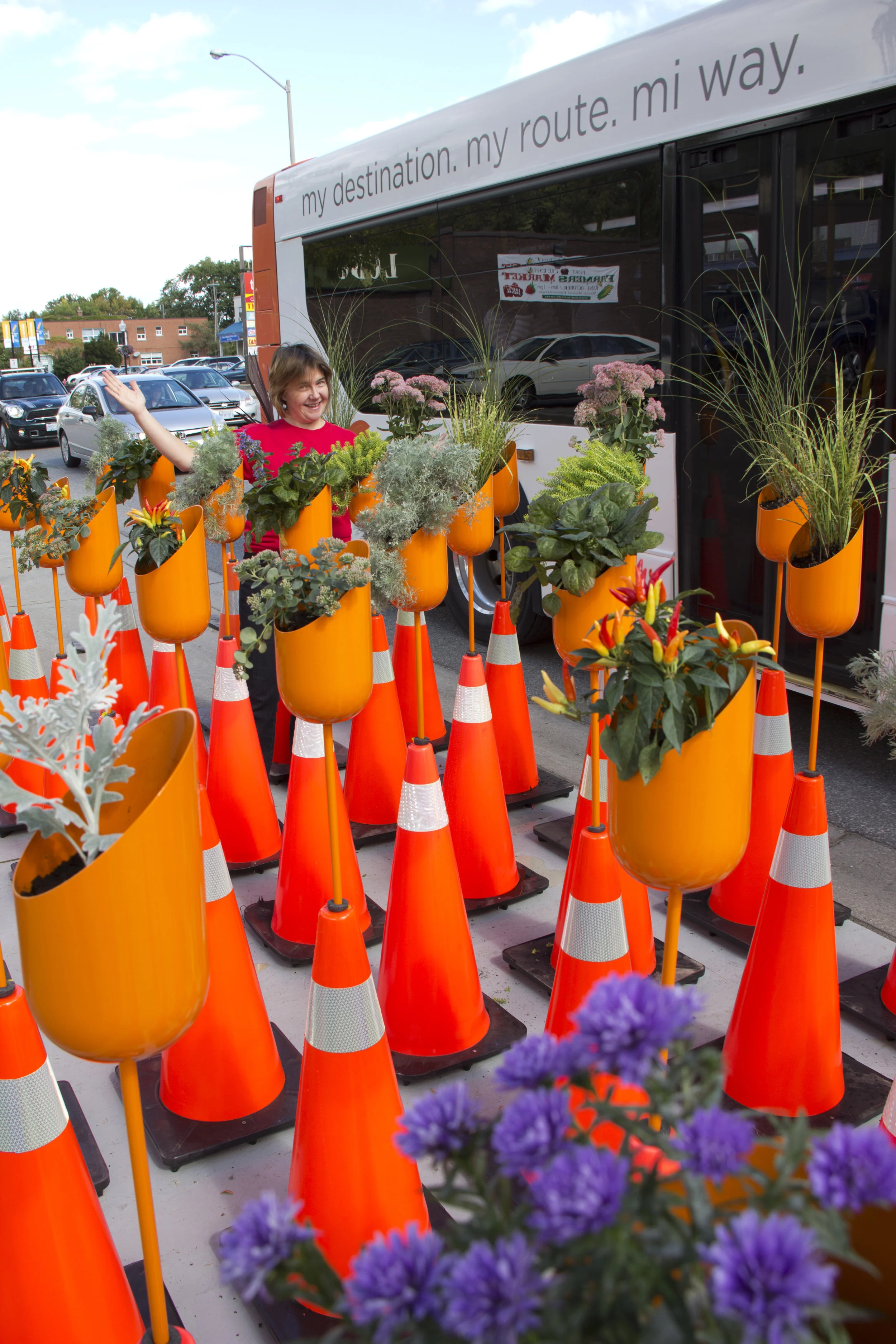 (Park)ing Day In Port Credit: Helena Grdadolnik, Project Lead with the City of Mississauga In the (PARK)ing Day project, temporary artwork was used as a public consultation tool and a demonstration project to explore the future possibilities for the streetscape on Lakeshore Road, Port Credit’s main street. Artists transformed four parking spaces into art for 10-days. The project was realized in partnership with the local BIA, Community Foundation and Mississauga Transit.The project tied in with international PARK(ing) Day, Culture Days weekend and the Port Credit Culture Node Pilot.
