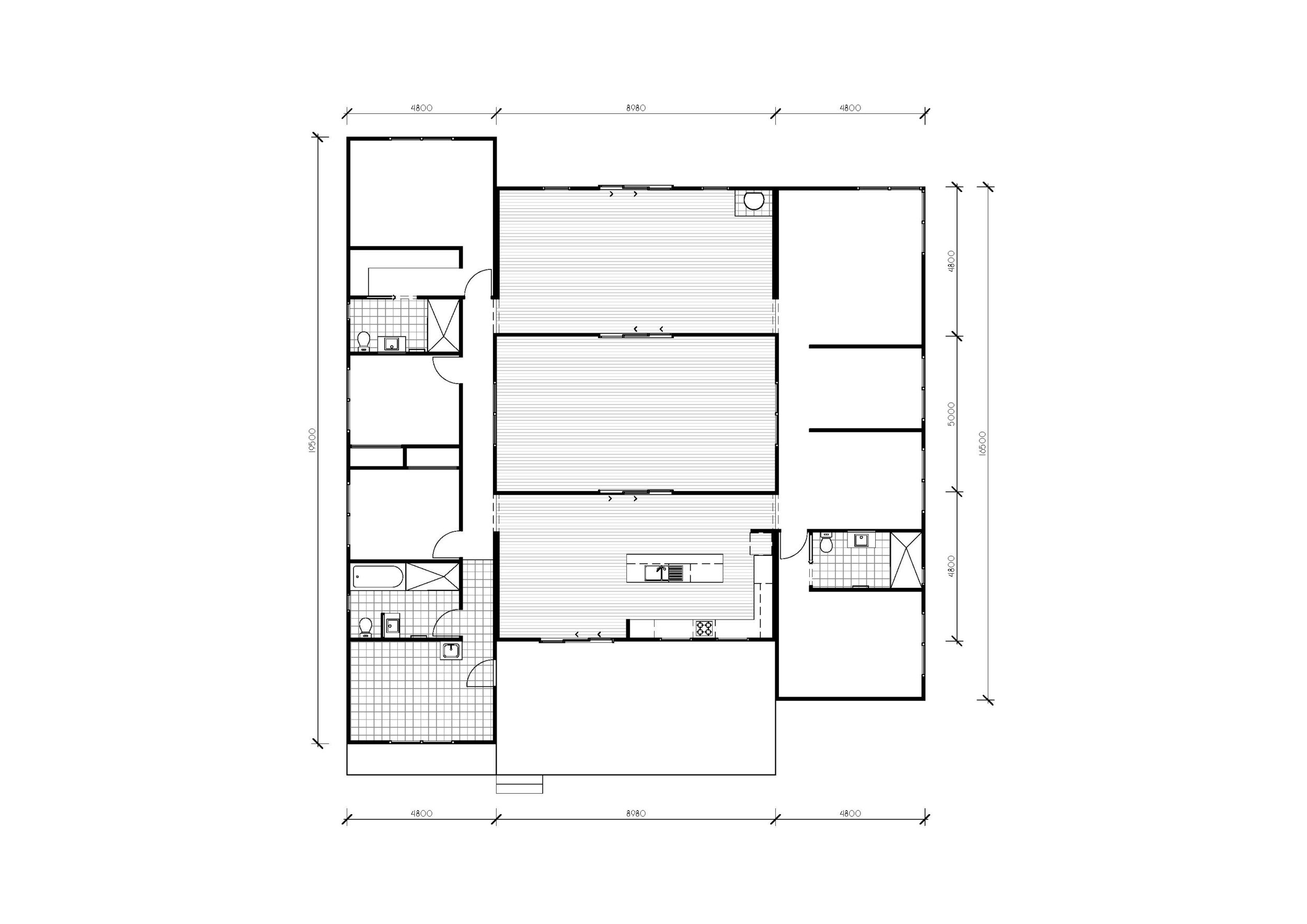  Barn-like and modern pavilion type homes. 