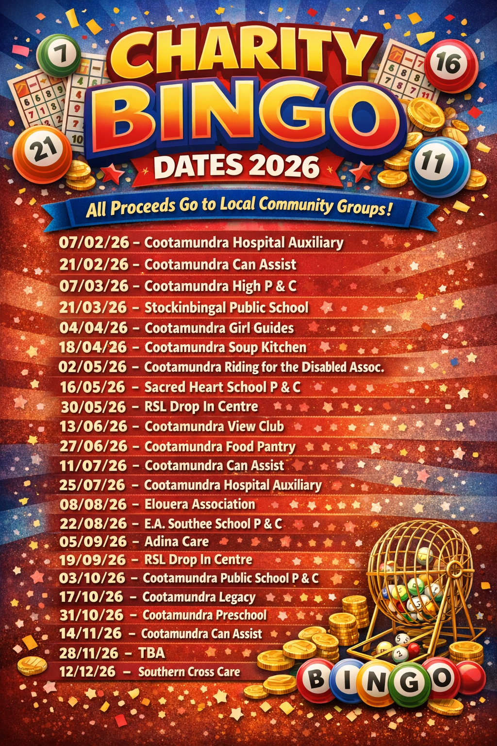 Charity Bingo Dates 2026 poster.png