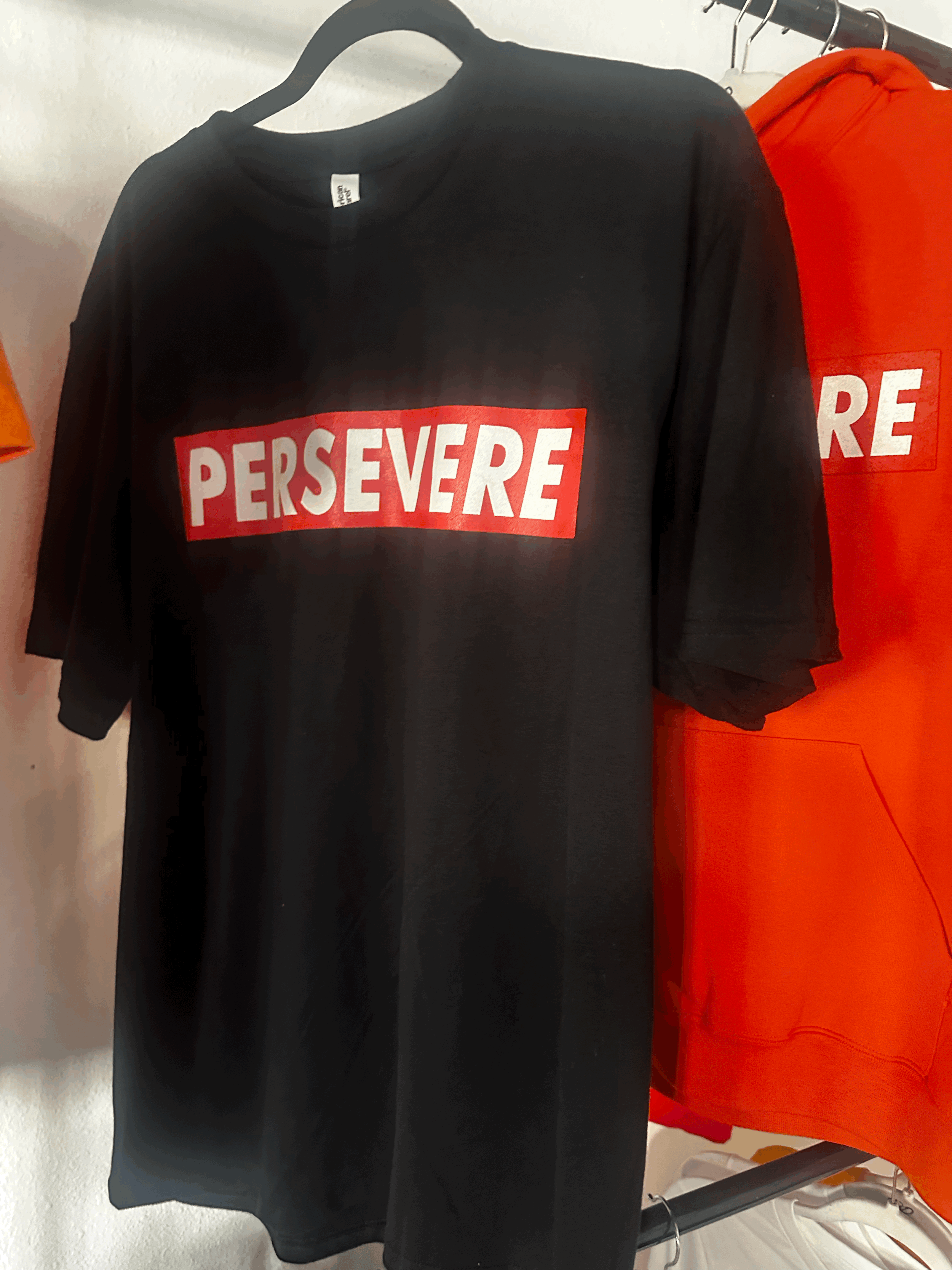 Supreme Persevere Black T-Shirt