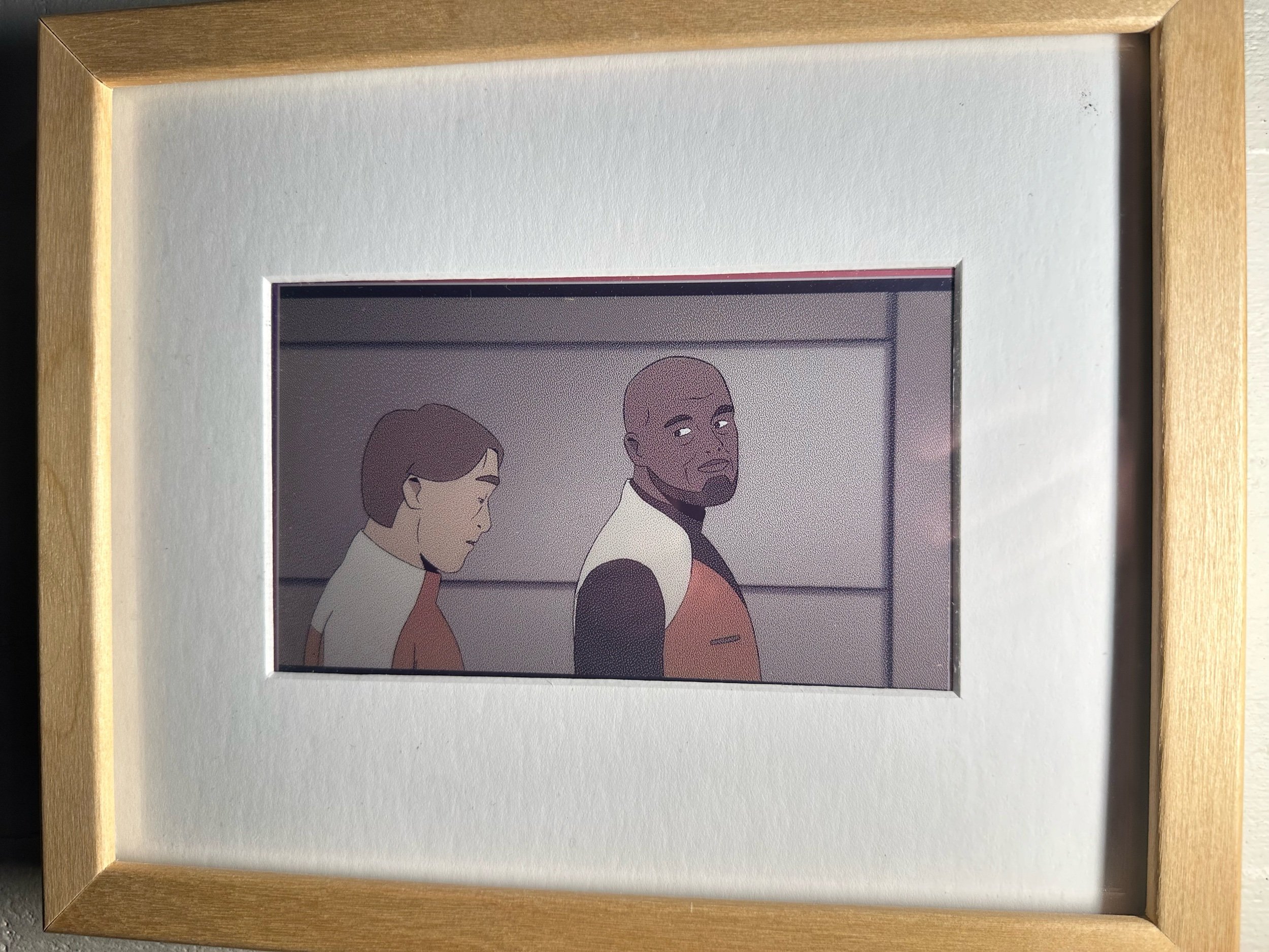 Play a movie one frame at a time on a color ePaper display.