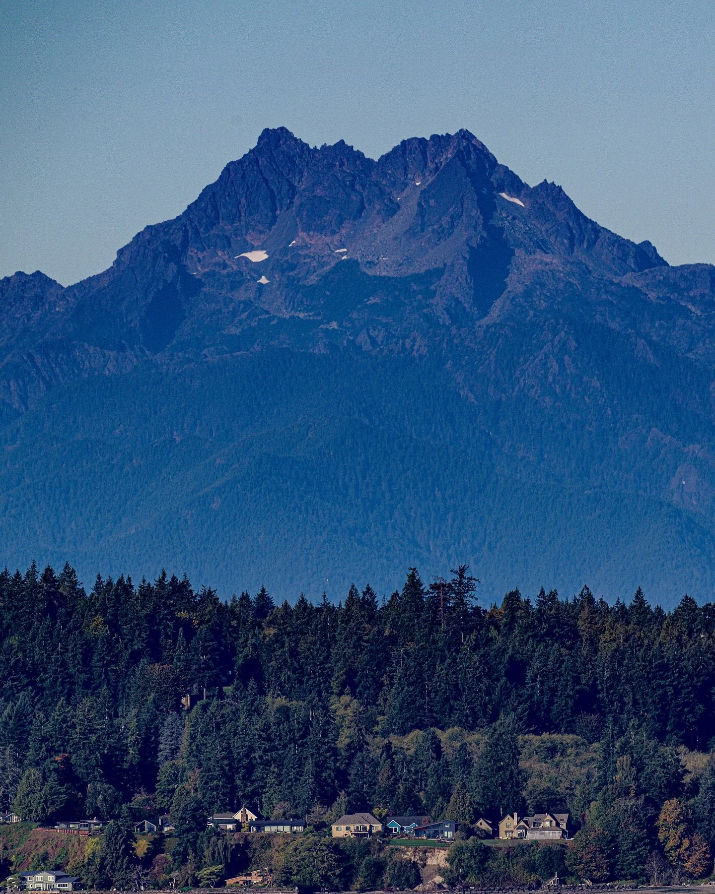 The Brothers peak of the Olympic Peninsula mountain range