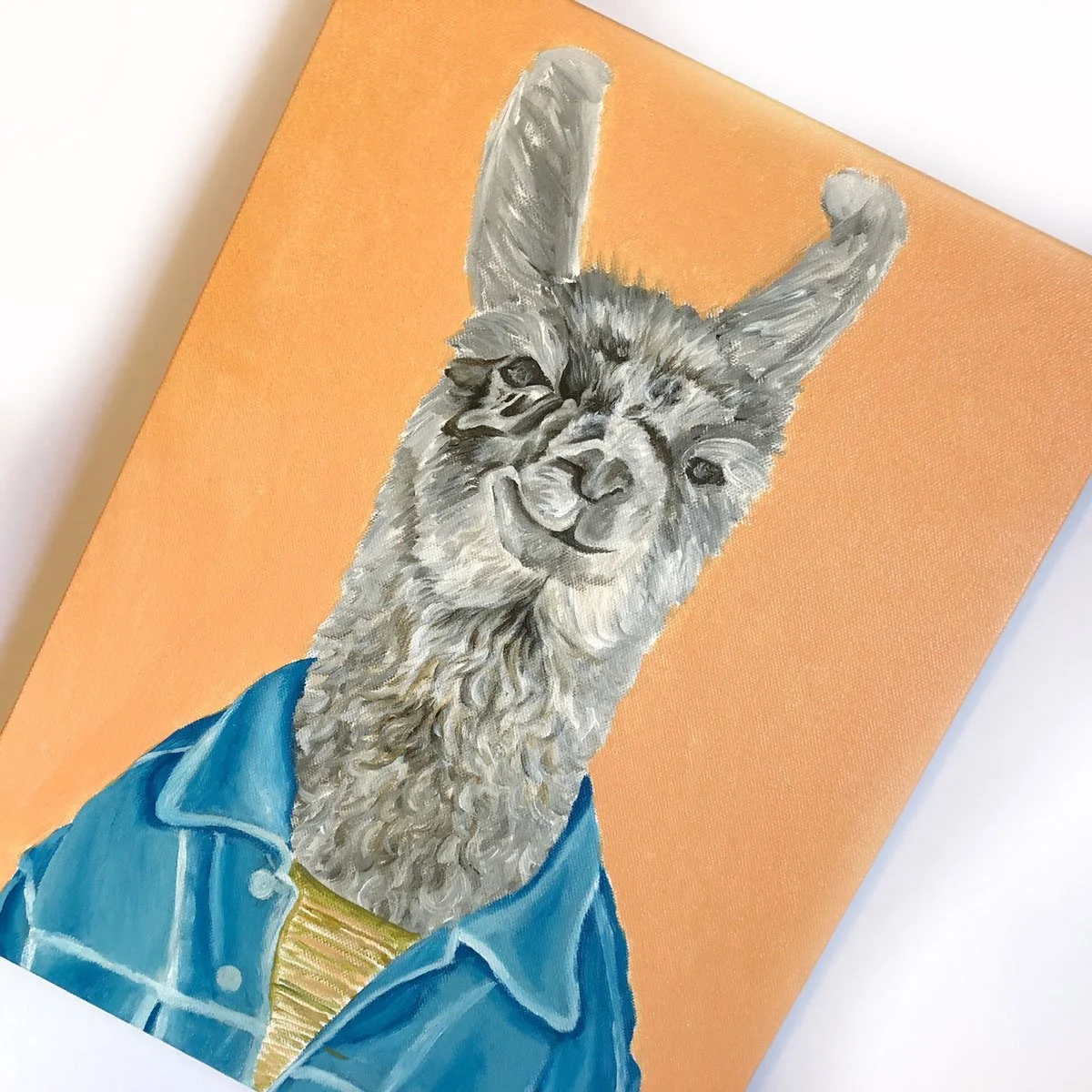 How I Paint Animals in Clothes: My Acrylic Process from Sketch to Finish