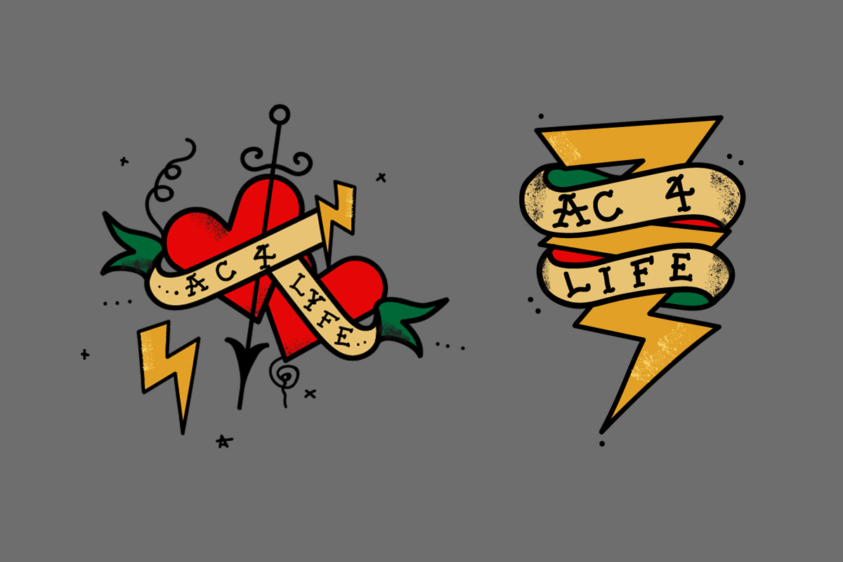 Temporary tattoo design for "Edison: The Musical" Client: CA Technologies Directed by John Mcneil Studio credit: illustration