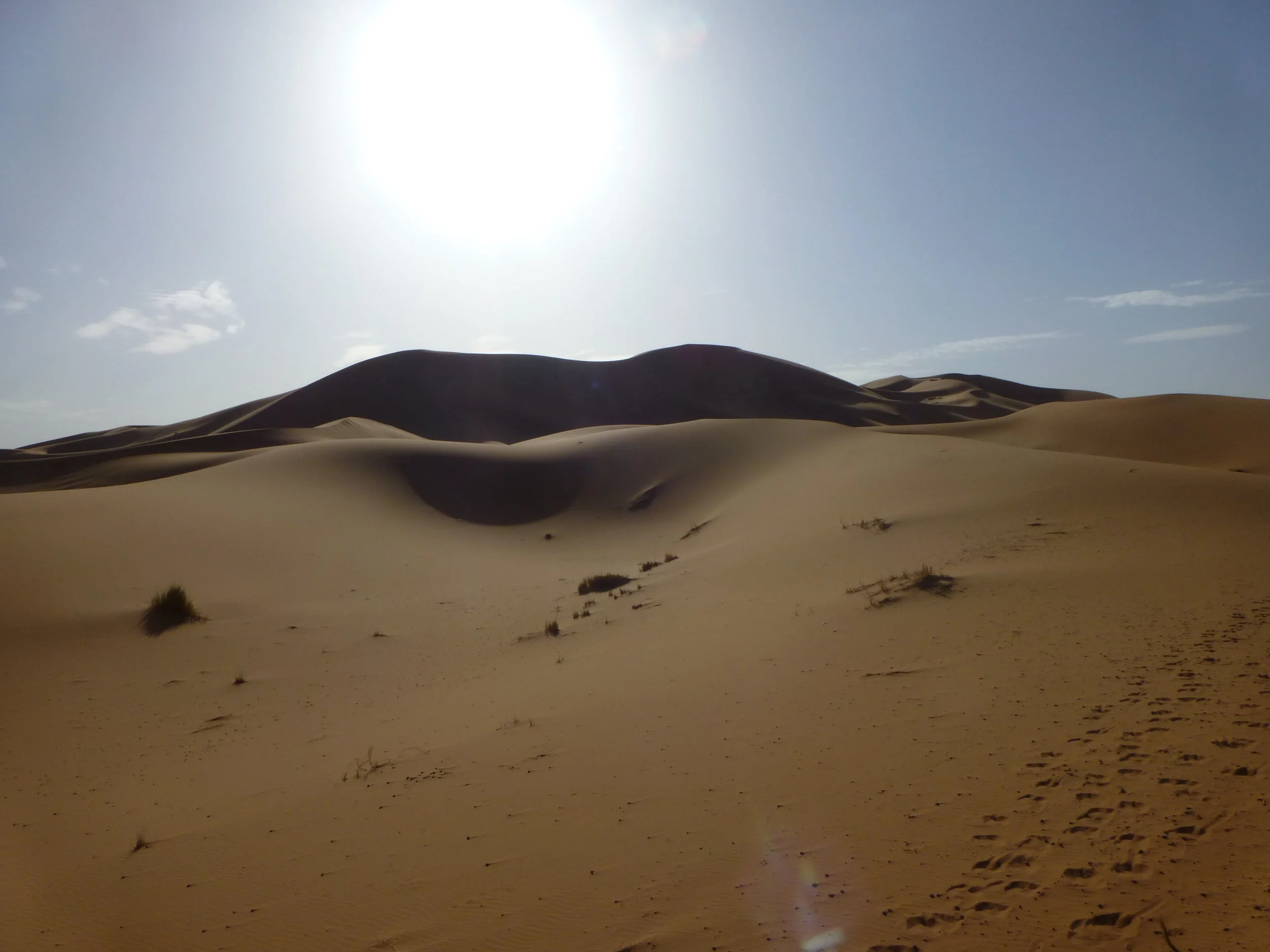 Sand dunes in Sahara