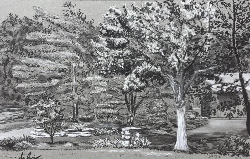 Sweet Gum Garden 20" x 13"