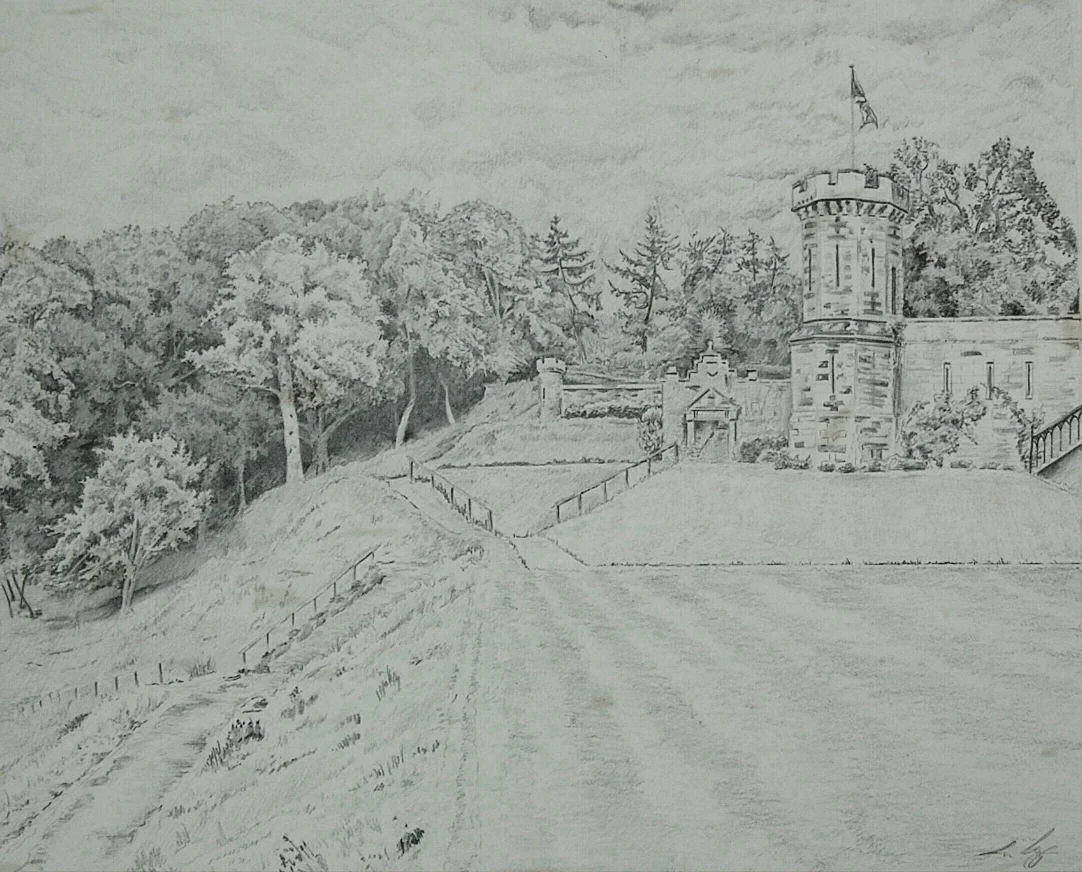 Abottsford House  14" x 11"