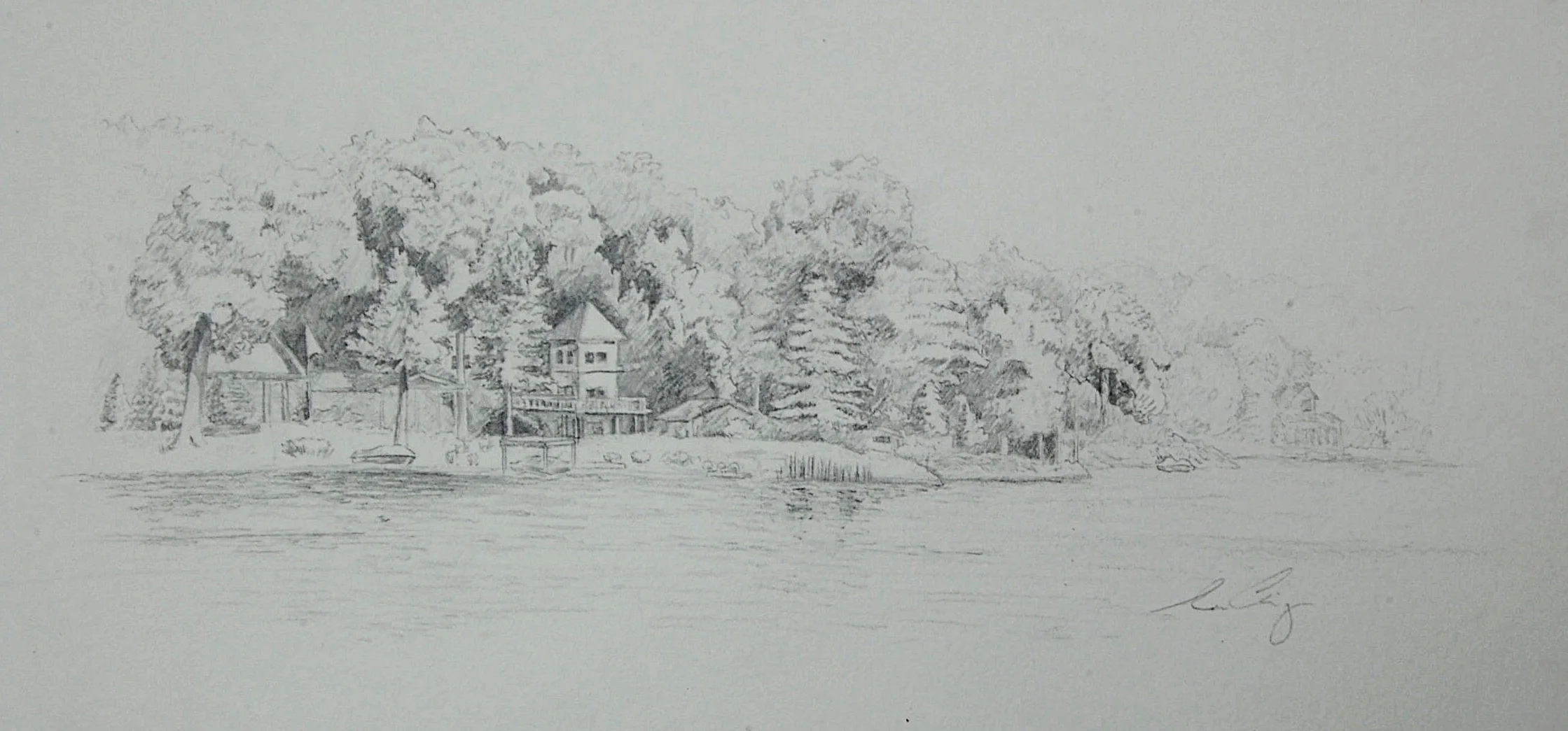 West Gull Lake  12" x 6"