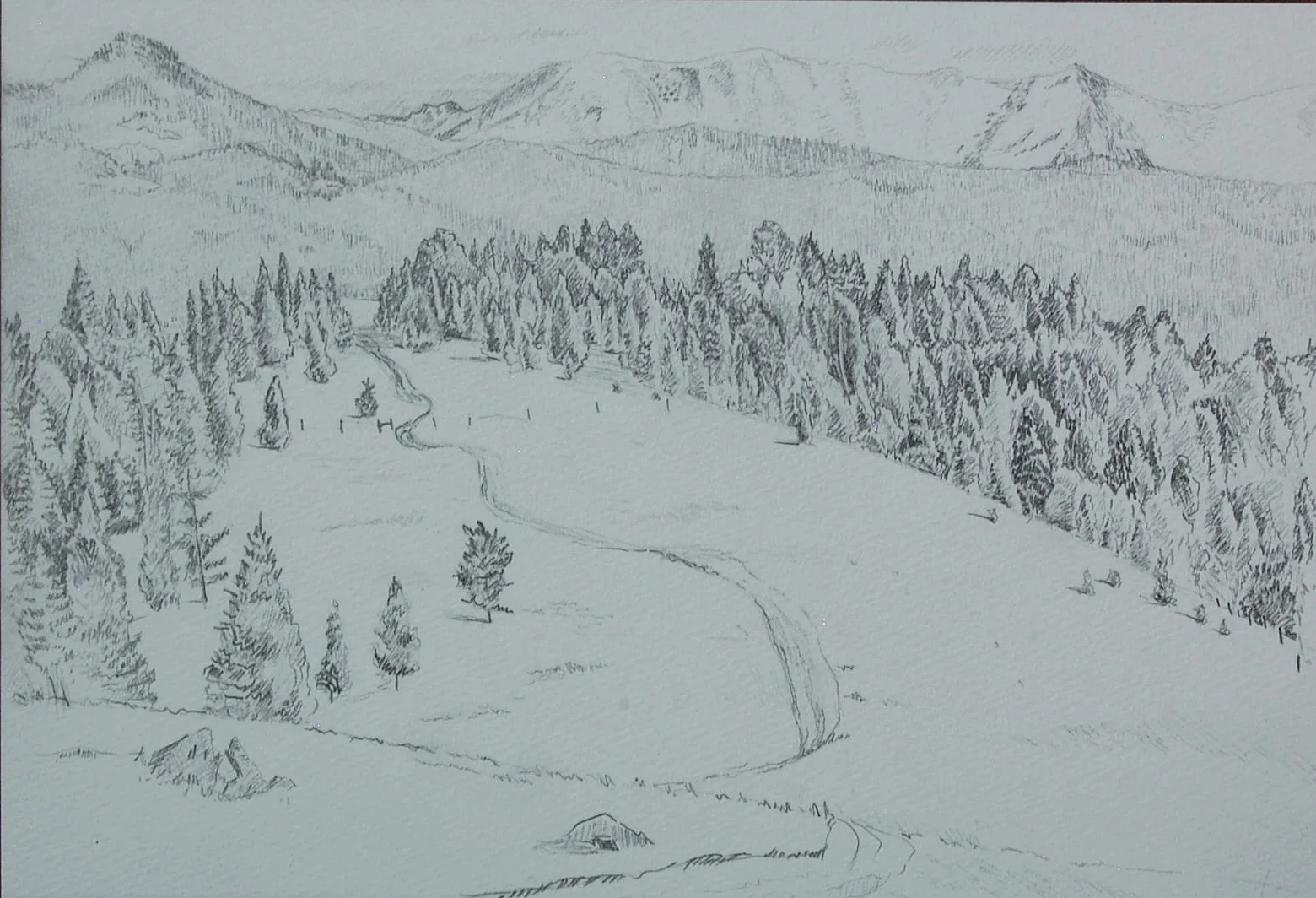 Montana Range  9" x 6.375"