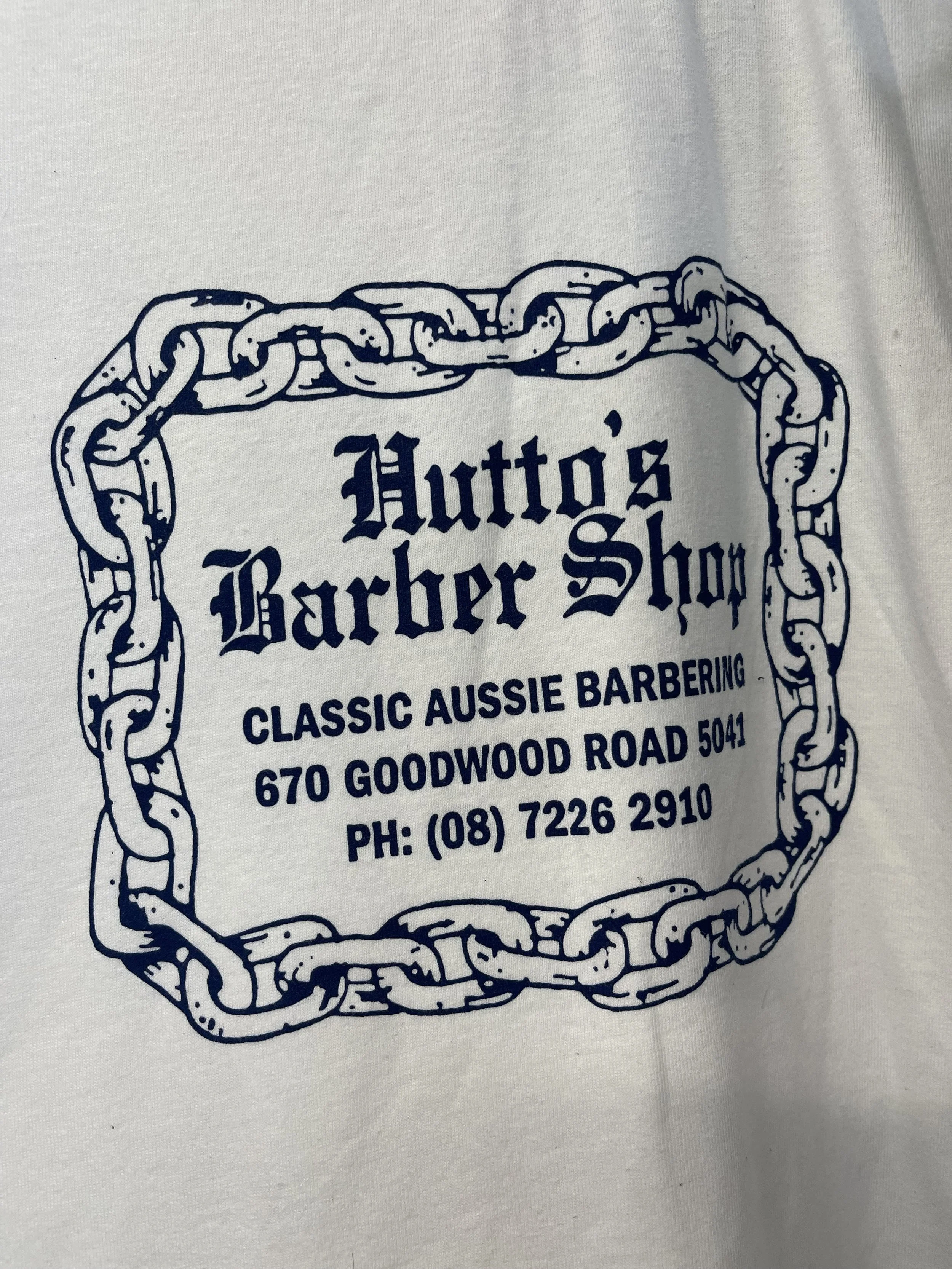 Classic Aussie Barbering Tee | White