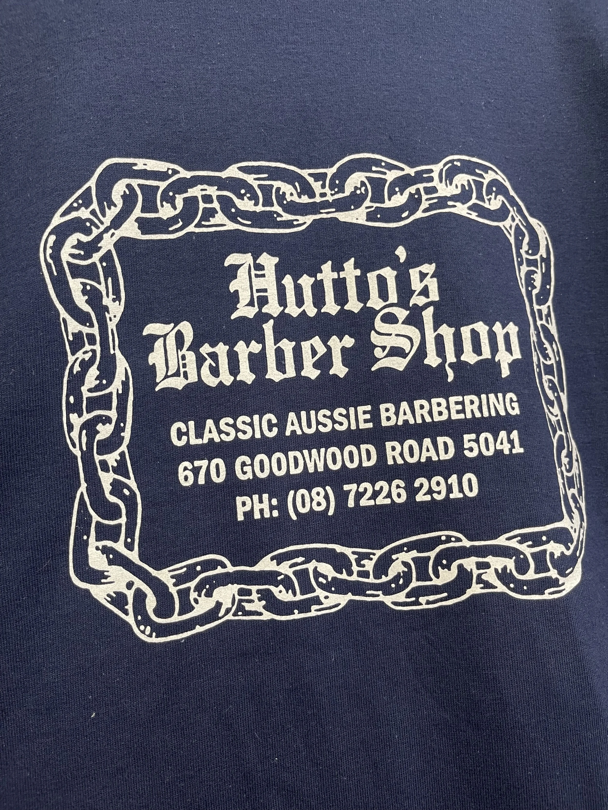 Classic Aussie Barbering Tee | Navy