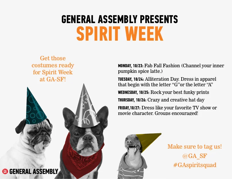  Event flyer - Spirit Week. 