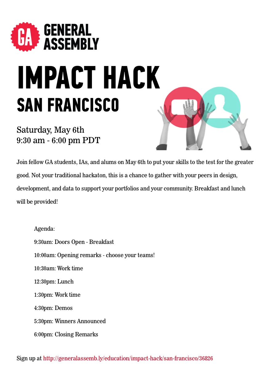  Event flyer -&nbsp;hack-a-thon. 