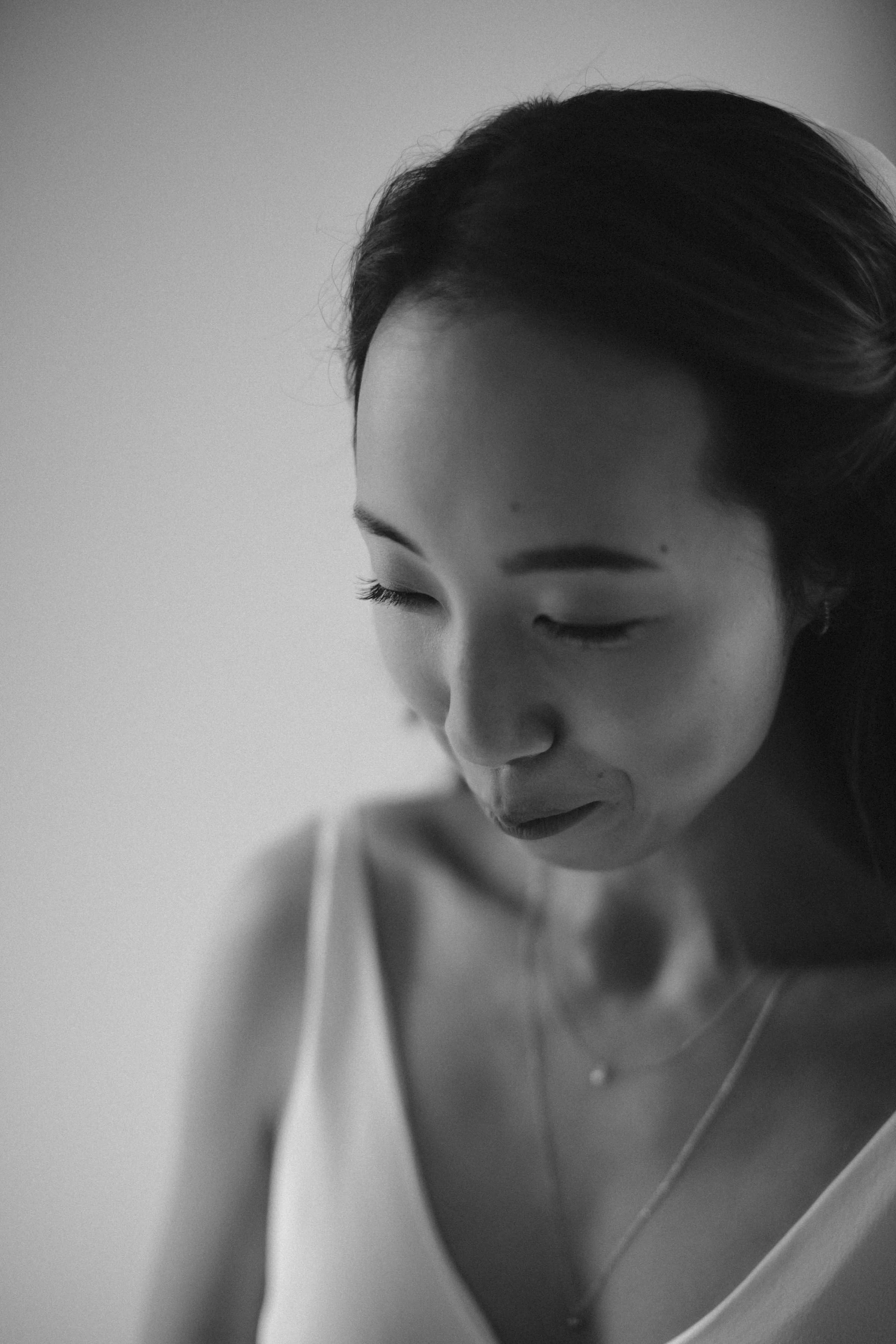 Black and White Wedding Portraits