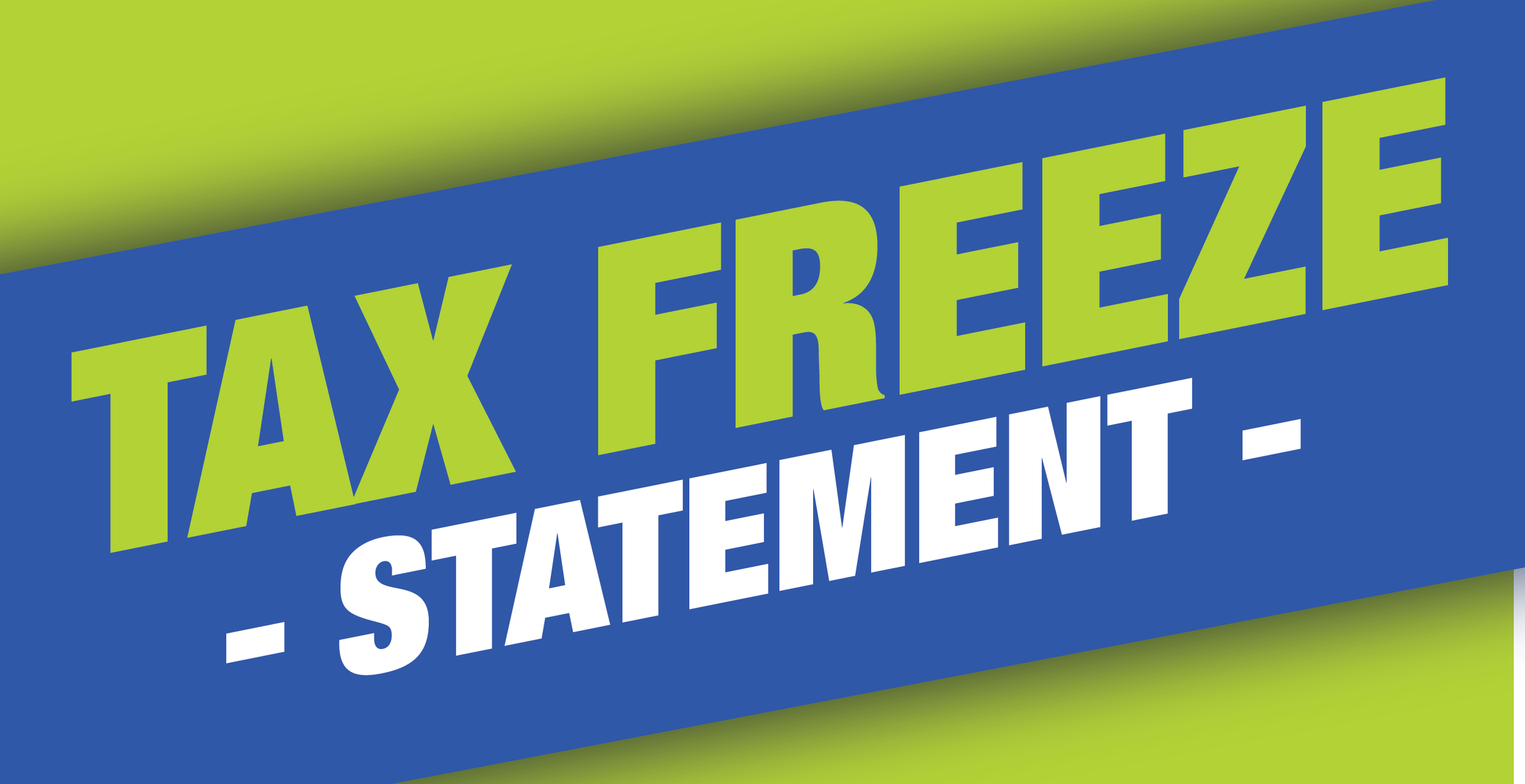 Statement: Jeff Davison's Commitment to a Four-Year Tax Freeze