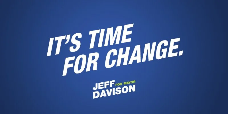 It’s time for change. 