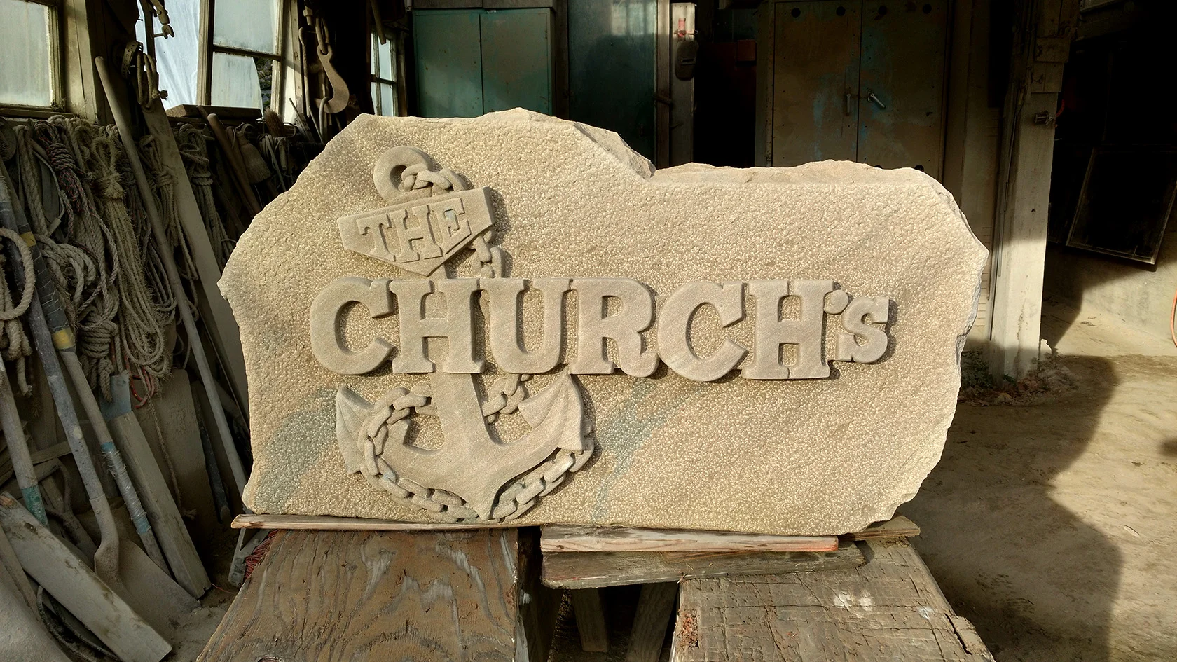 Church Residence Entrance Sign