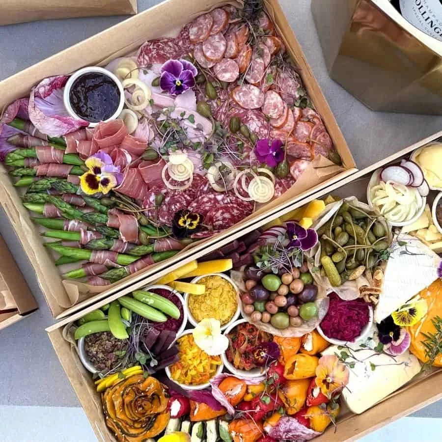 Gourmet platter from The Noosa Forager Curate Your Stay recommendation