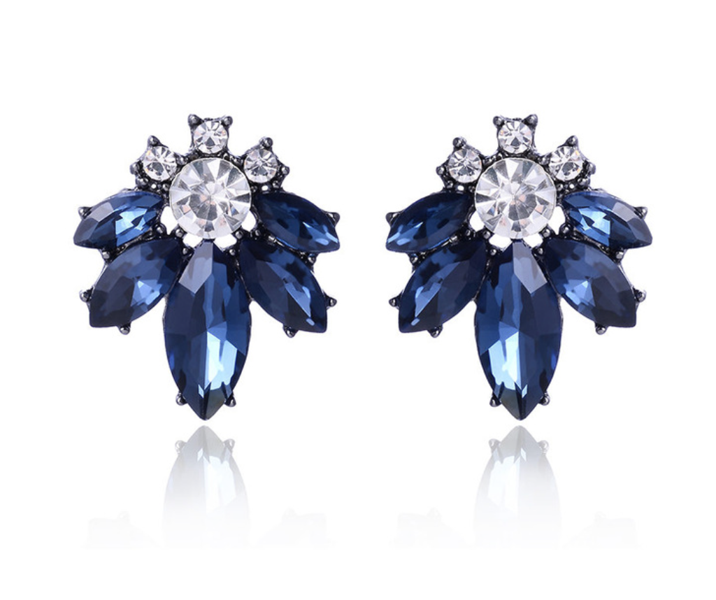 More Flowers! Crystal Earrings