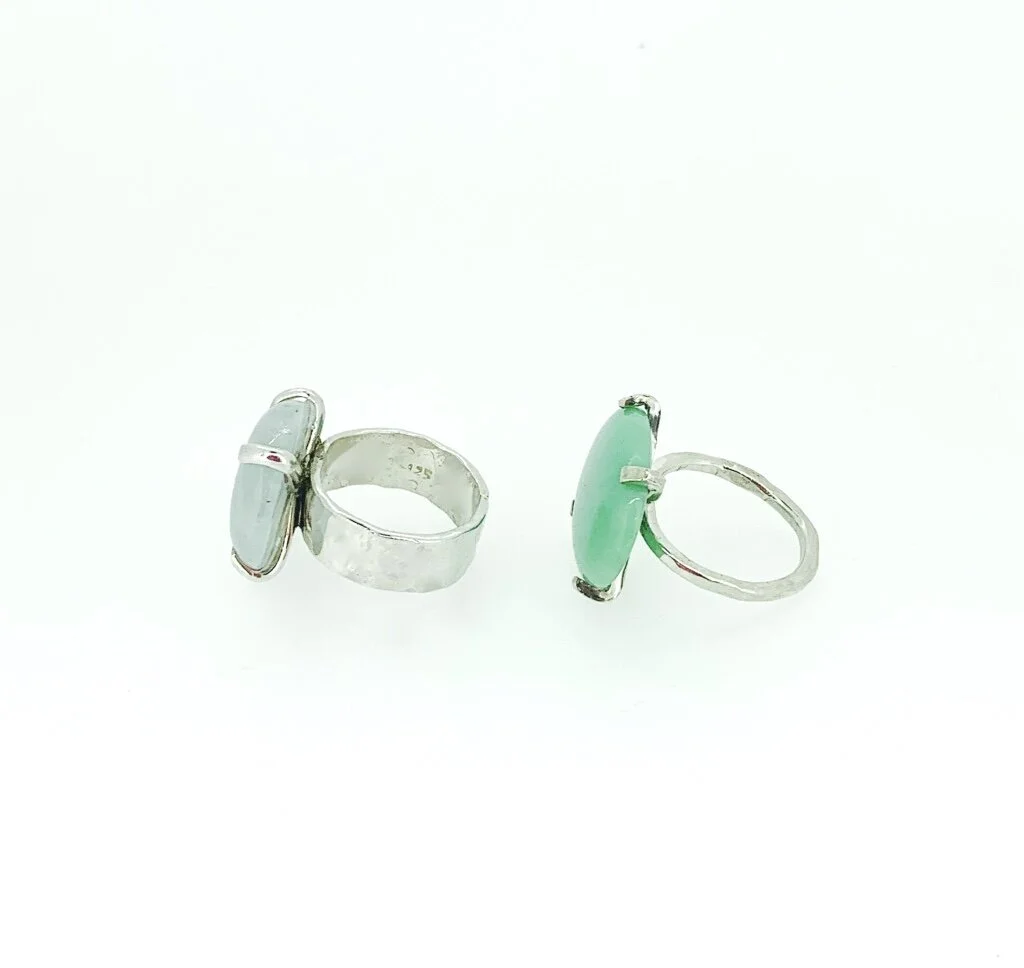 Semi Precious Stone Cocktail Rings