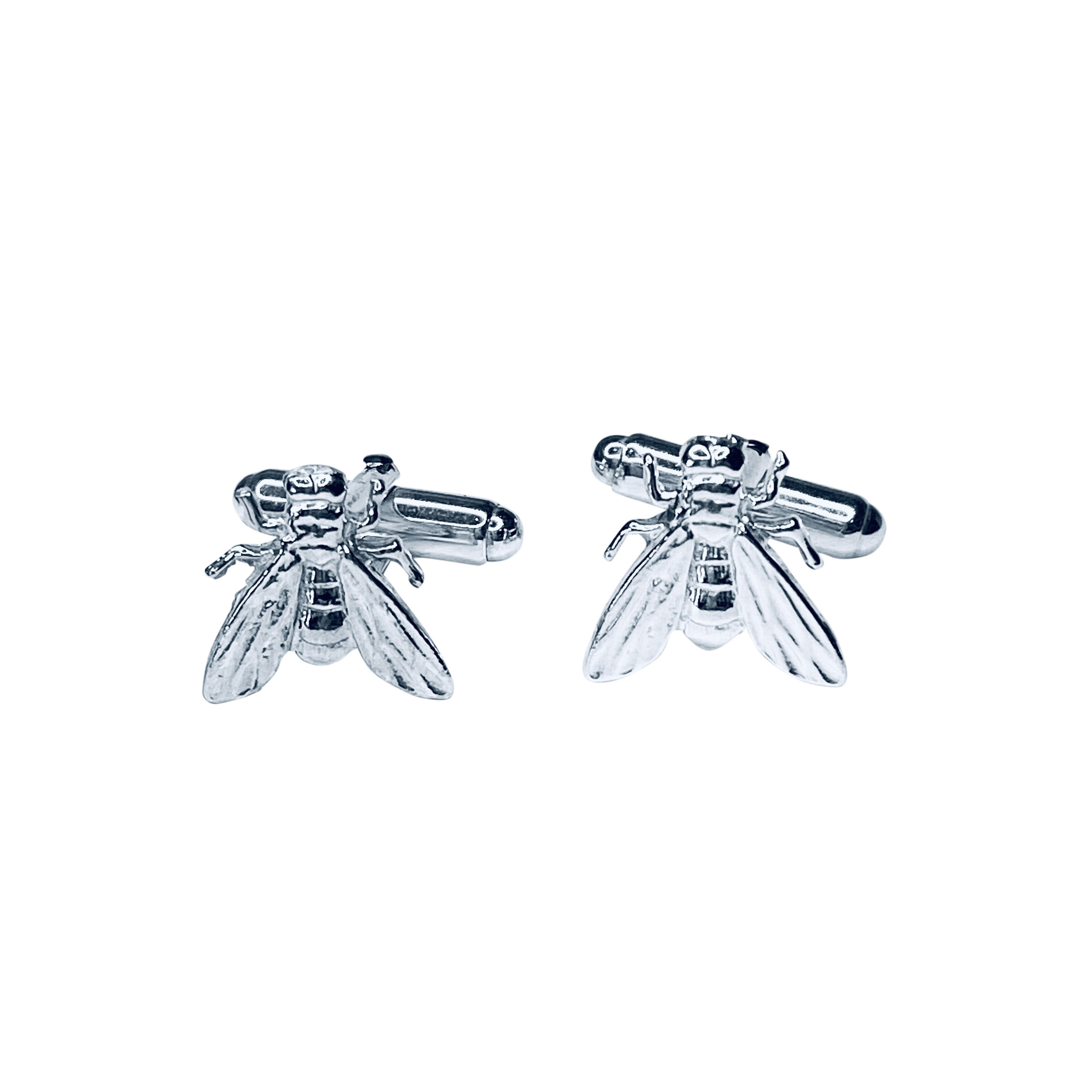 Fly / Bee Sterling Silver Cufflinks