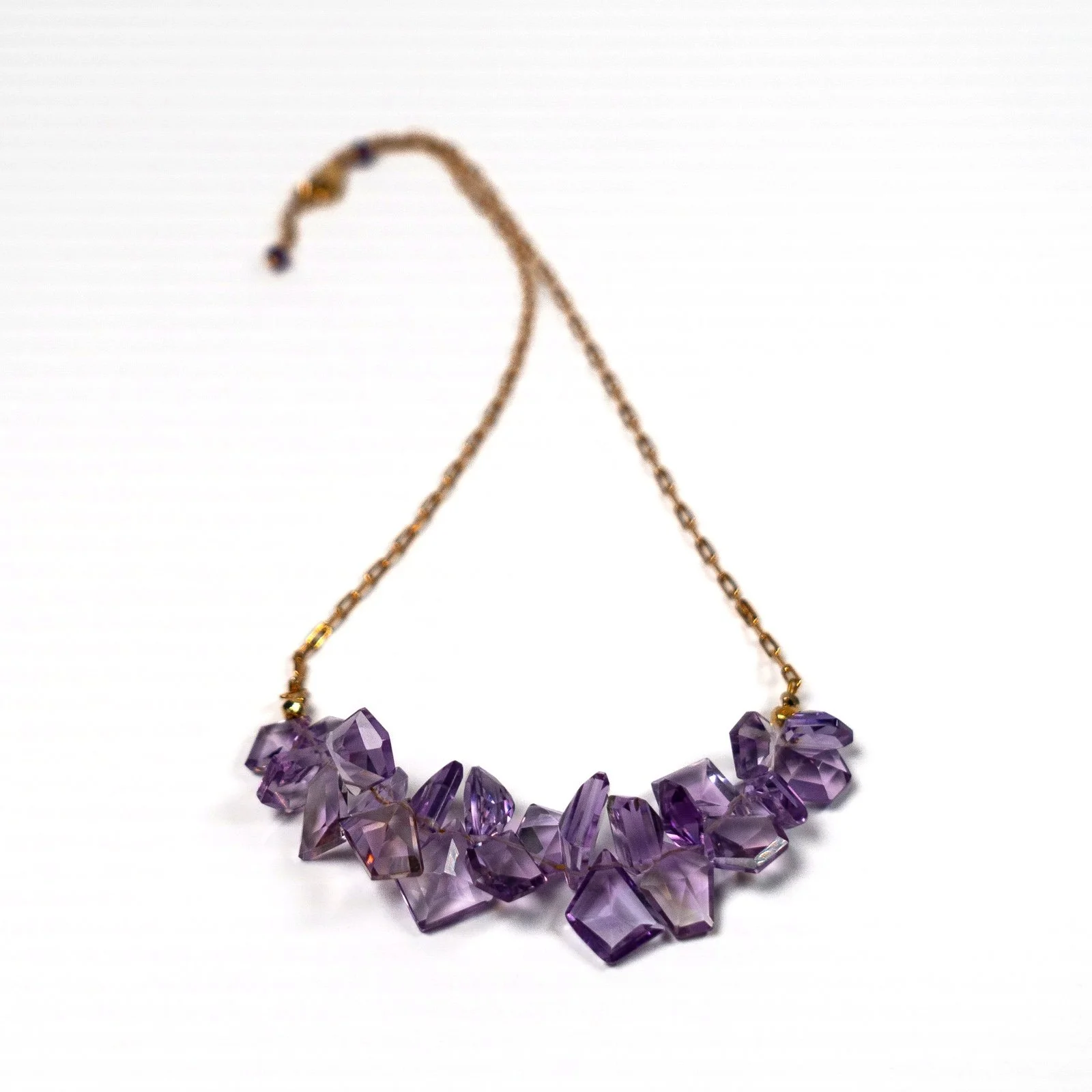 'Rock Star' Necklace in Purple Amethyst