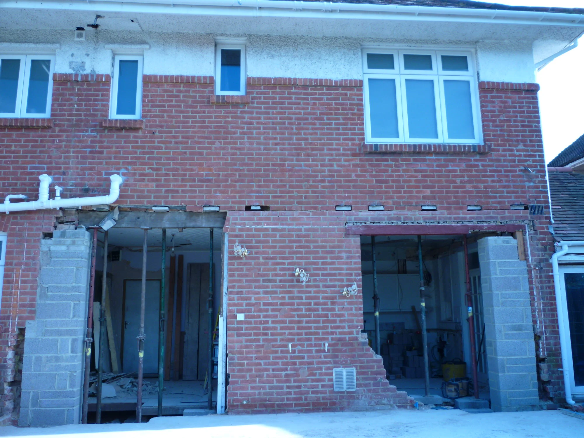 New opening and construction of orangery