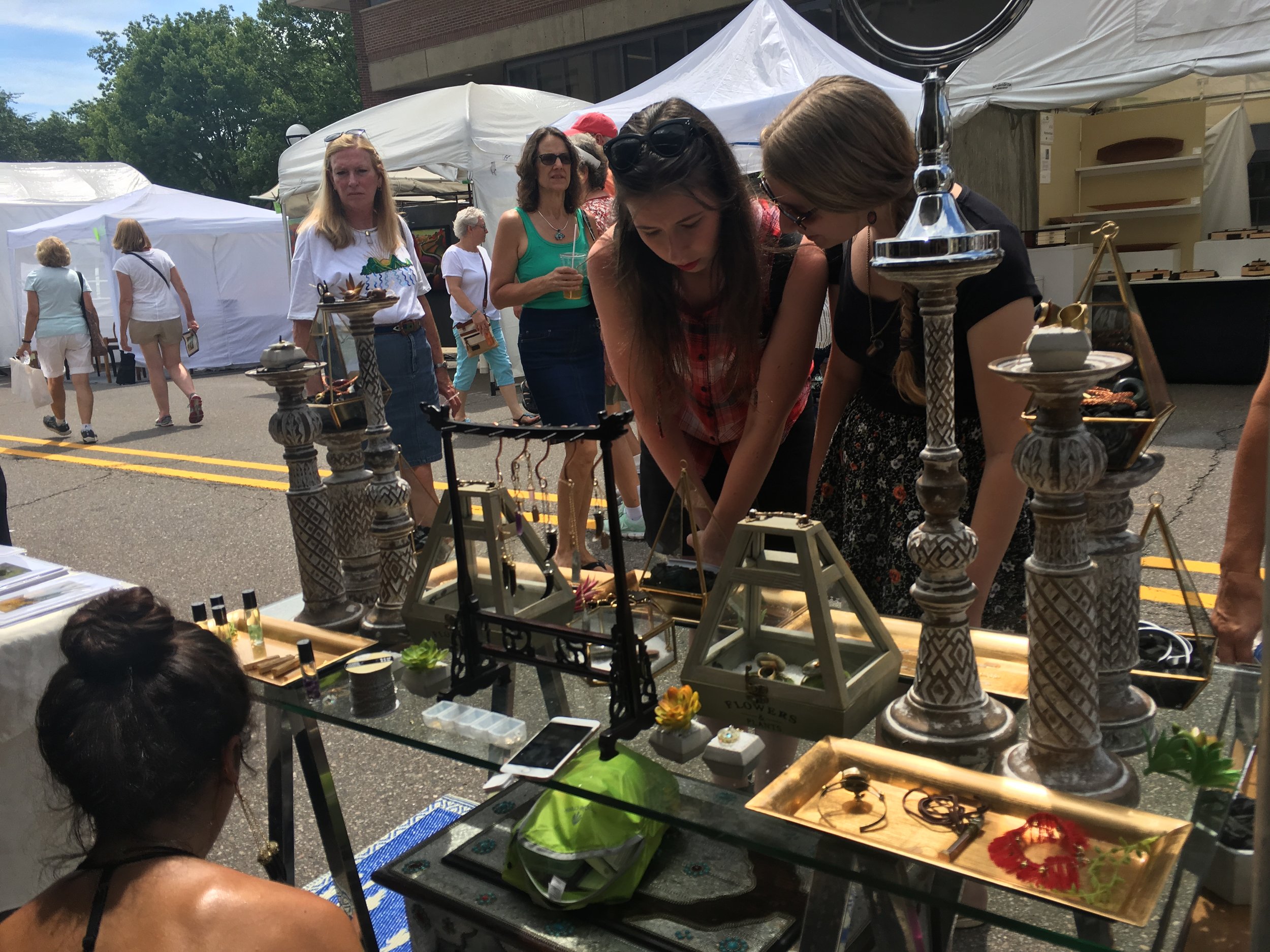 New Art New Artist Booth at the 2017 Ann Arbor Street Fair